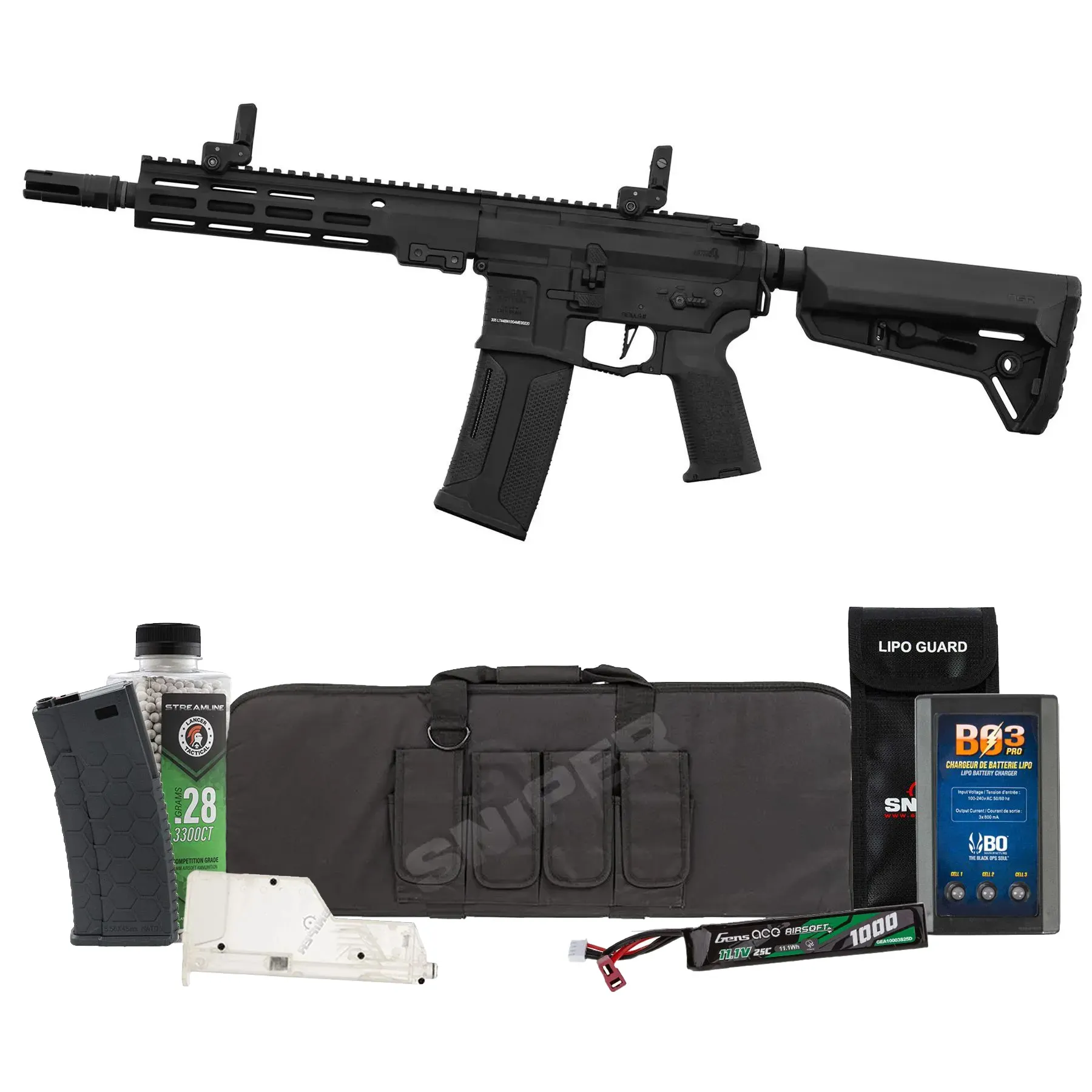 Bundle Deal - Lancer LT-44 10" Gen4 w/ Nebula II ETU, Black