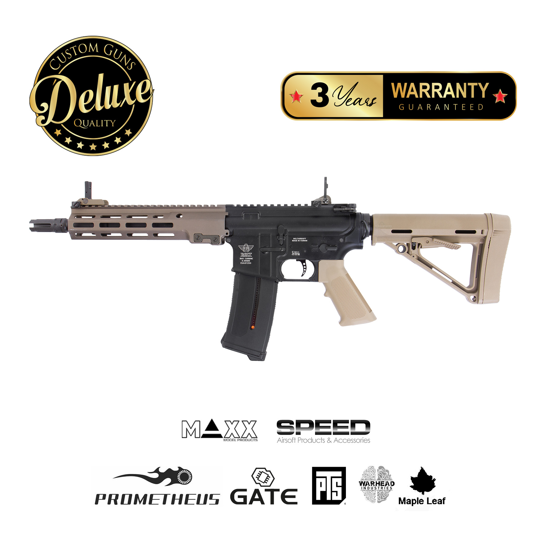 SAC Custom x Bolt URG U9 Advanced, (S)AEG, Tan