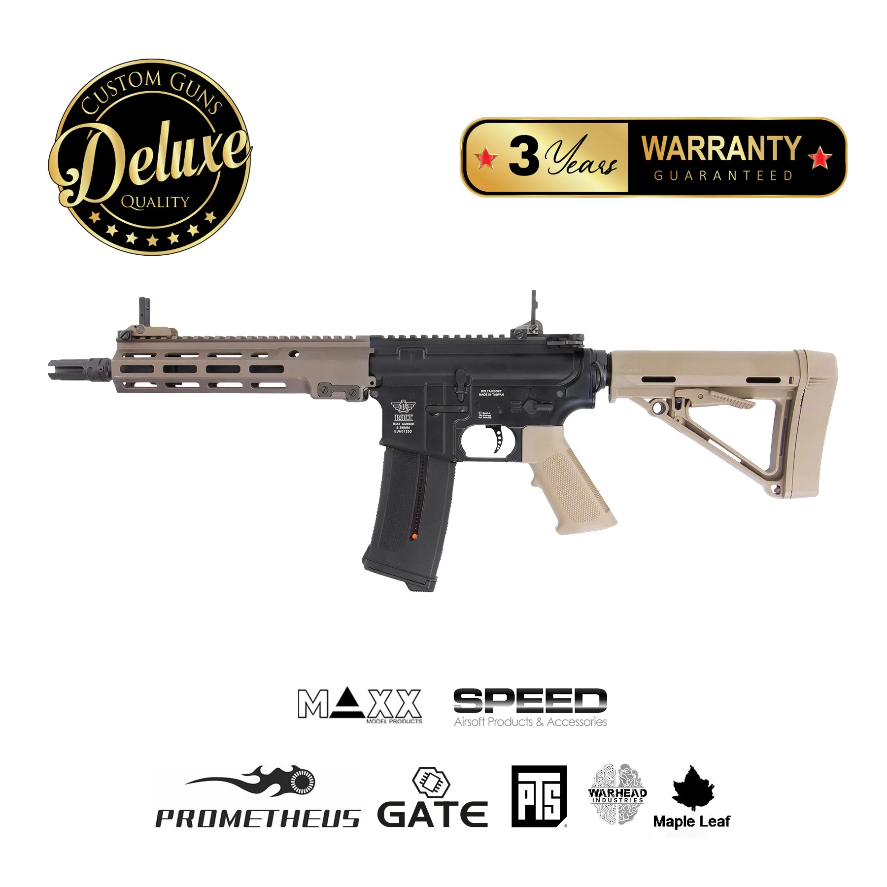 SAC Custom x Bolt URG U9 Advanced, (S)AEG, Tan SAC Custom x Bolt URG U9 Advanced, (S)AEG, Tan