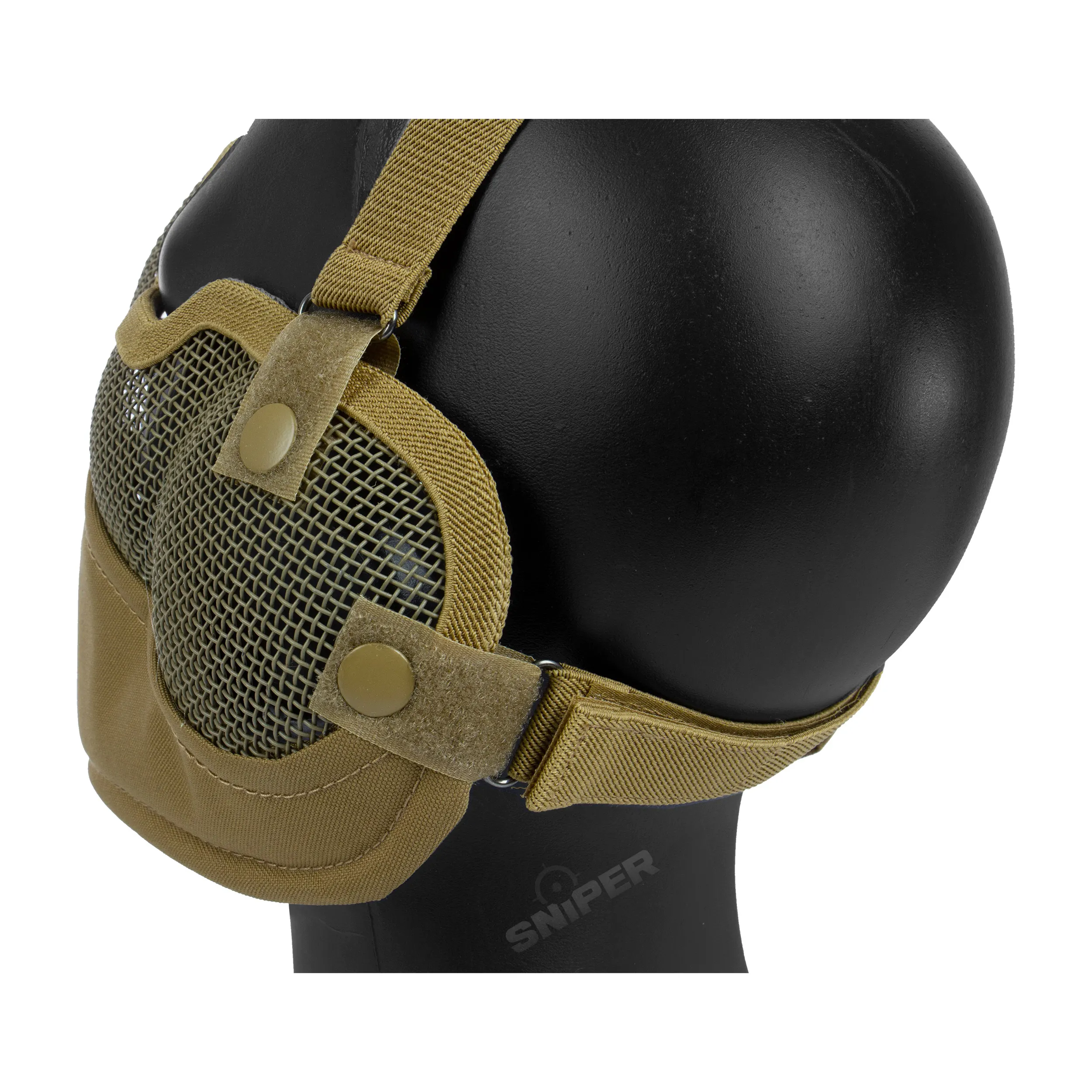 Mesh Lower Face Shield V2, Tan