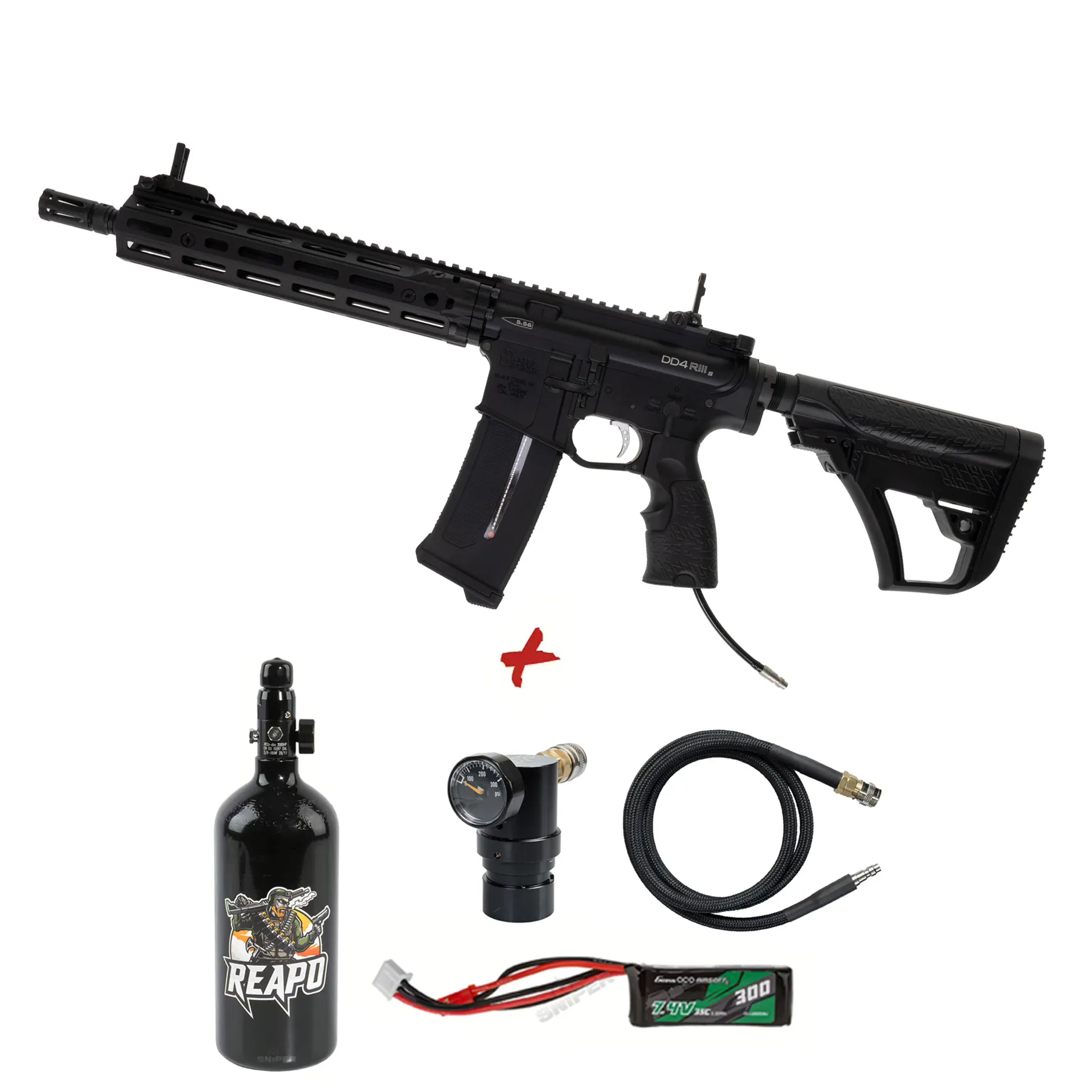 HPA Deal #1 - SAC x Wolverine Daniel Defense RIS 3 HPA, Black