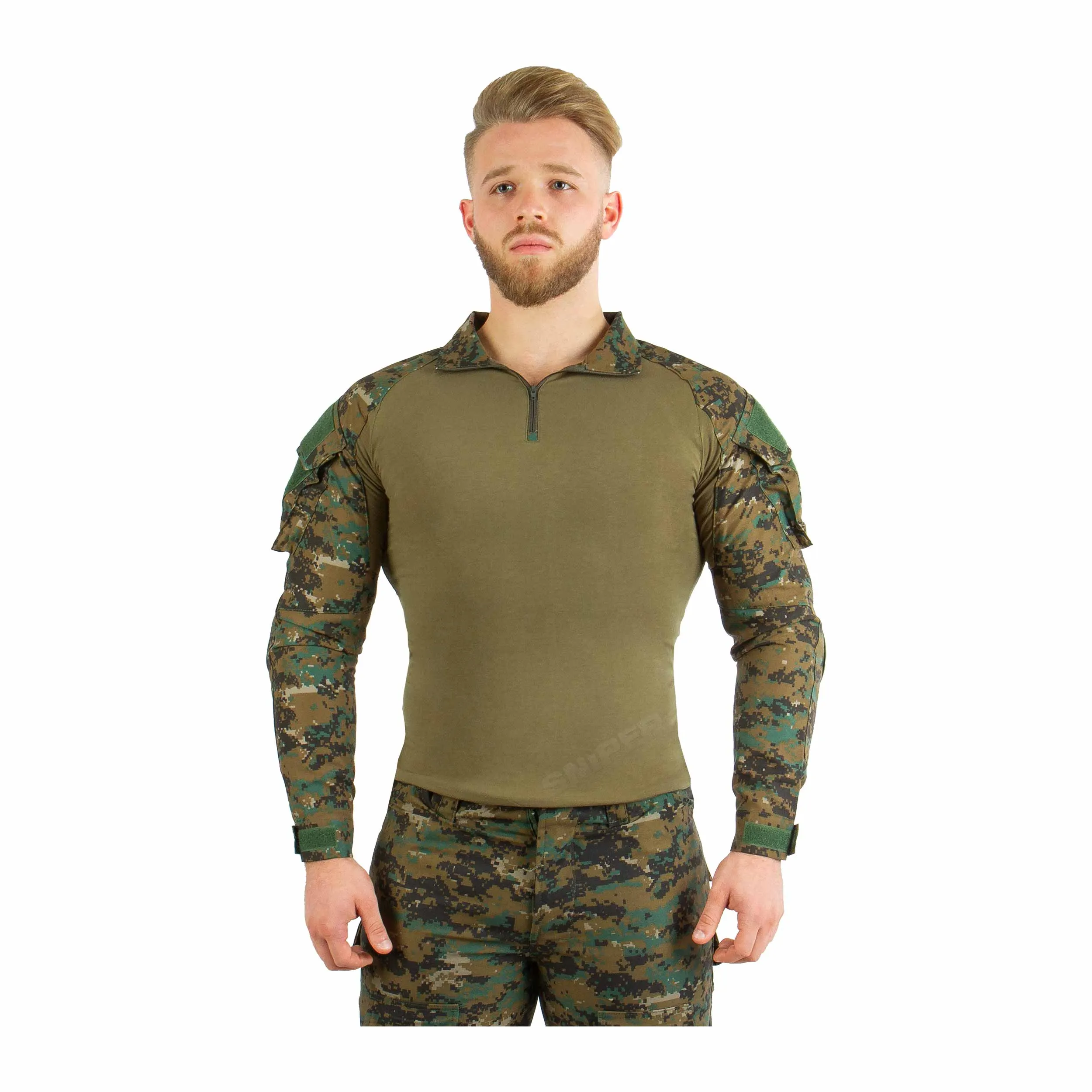 Tactical Combat Shirt, Digital Woodland