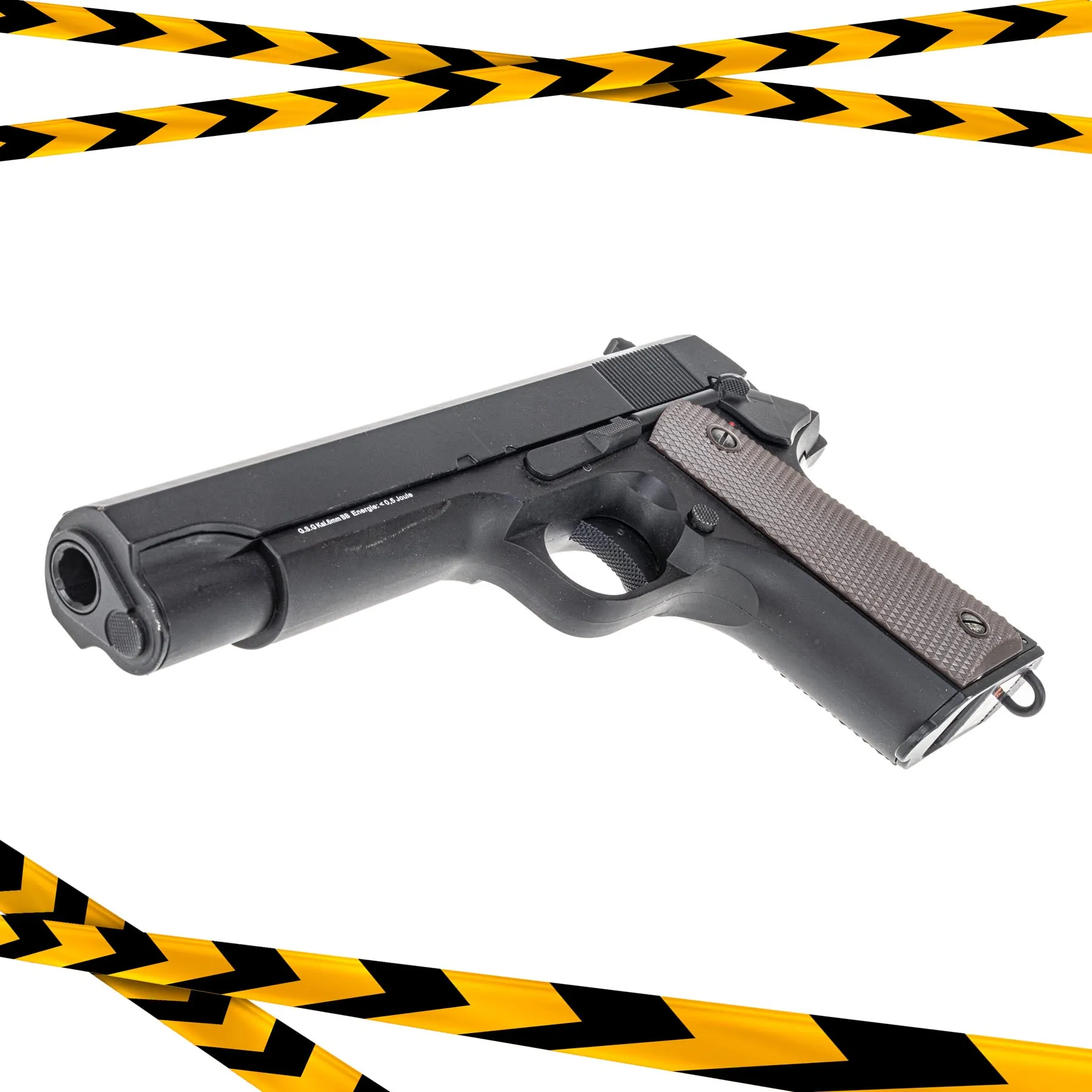 B-Ware CM123 M1911 AEP, < 0,5 Joule, Black