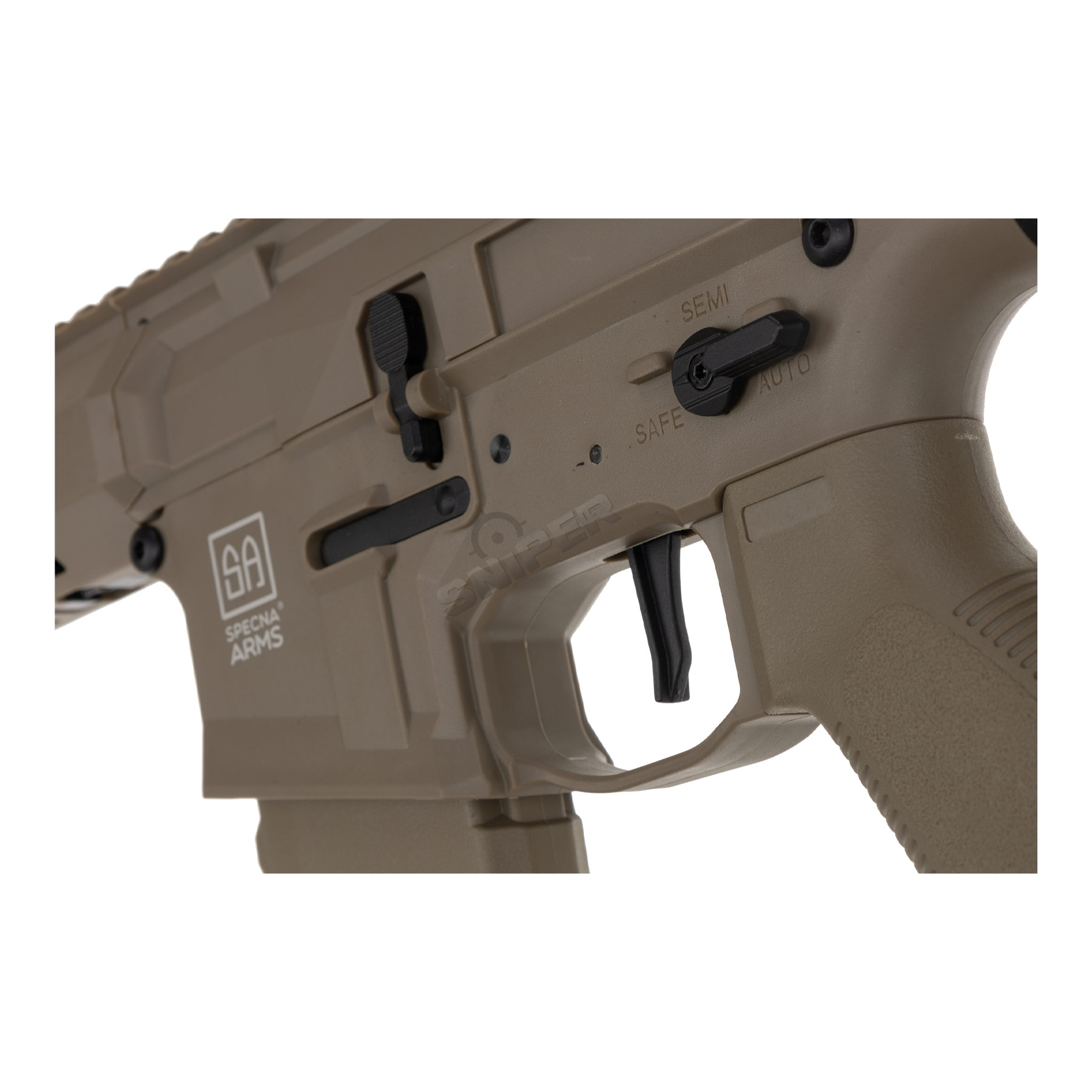 Specna Arms SA-F20 Flex Tuned-Up w/ ETU < 0,5 Joule Softair Gewehr, Tan