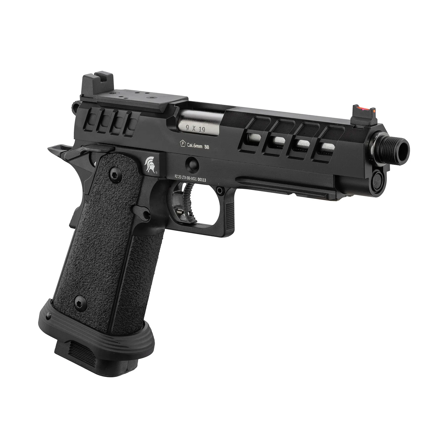 Lancer Tactical Heracles Hi-Capa GBB Softairpistole, Black