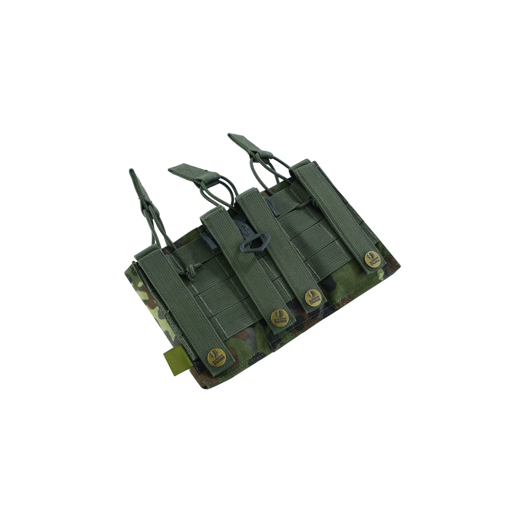 Shadow Triple Speed Draw M4 Mag Pouch, Flecktarn