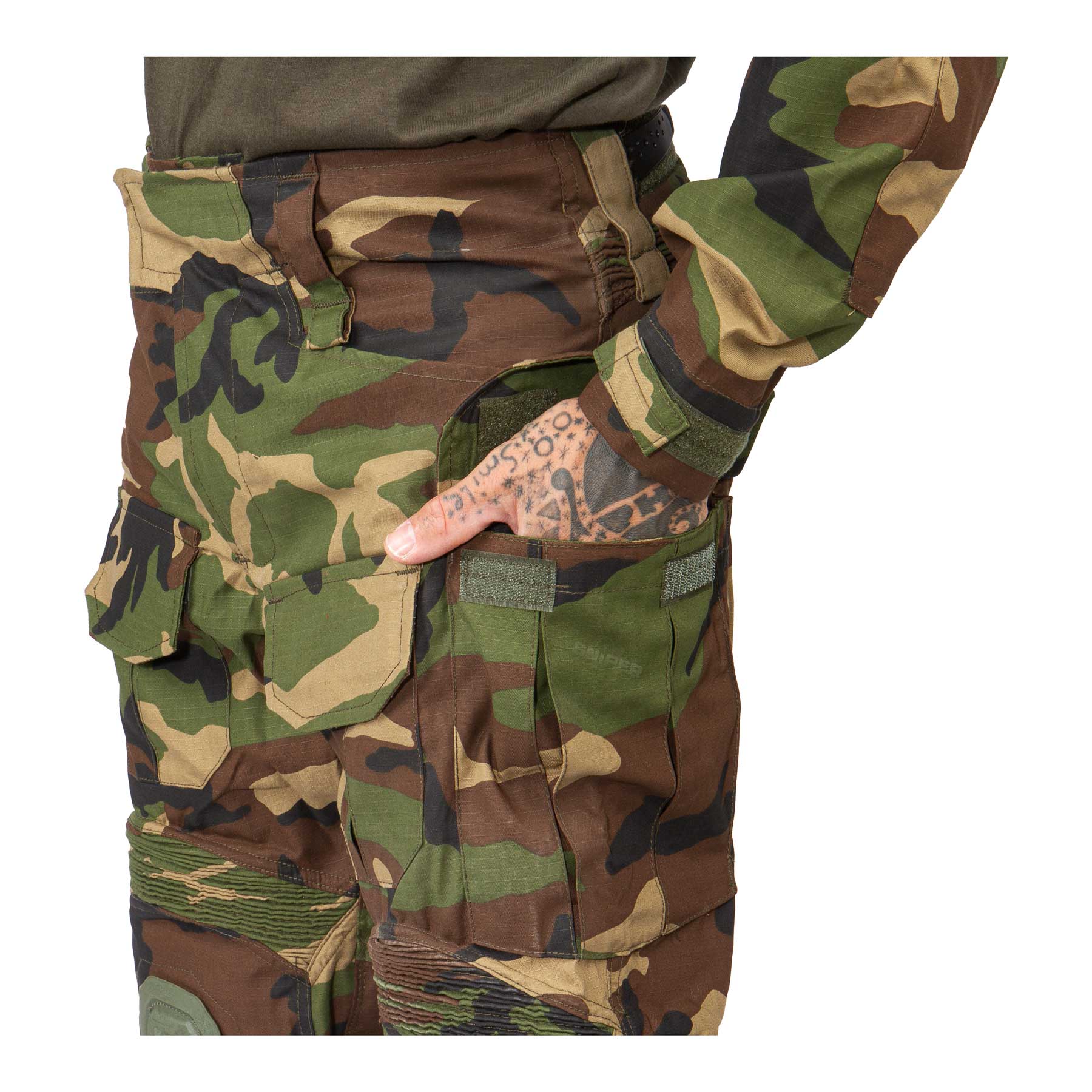 Delta Tactics Combat Uniform Set, Woodland