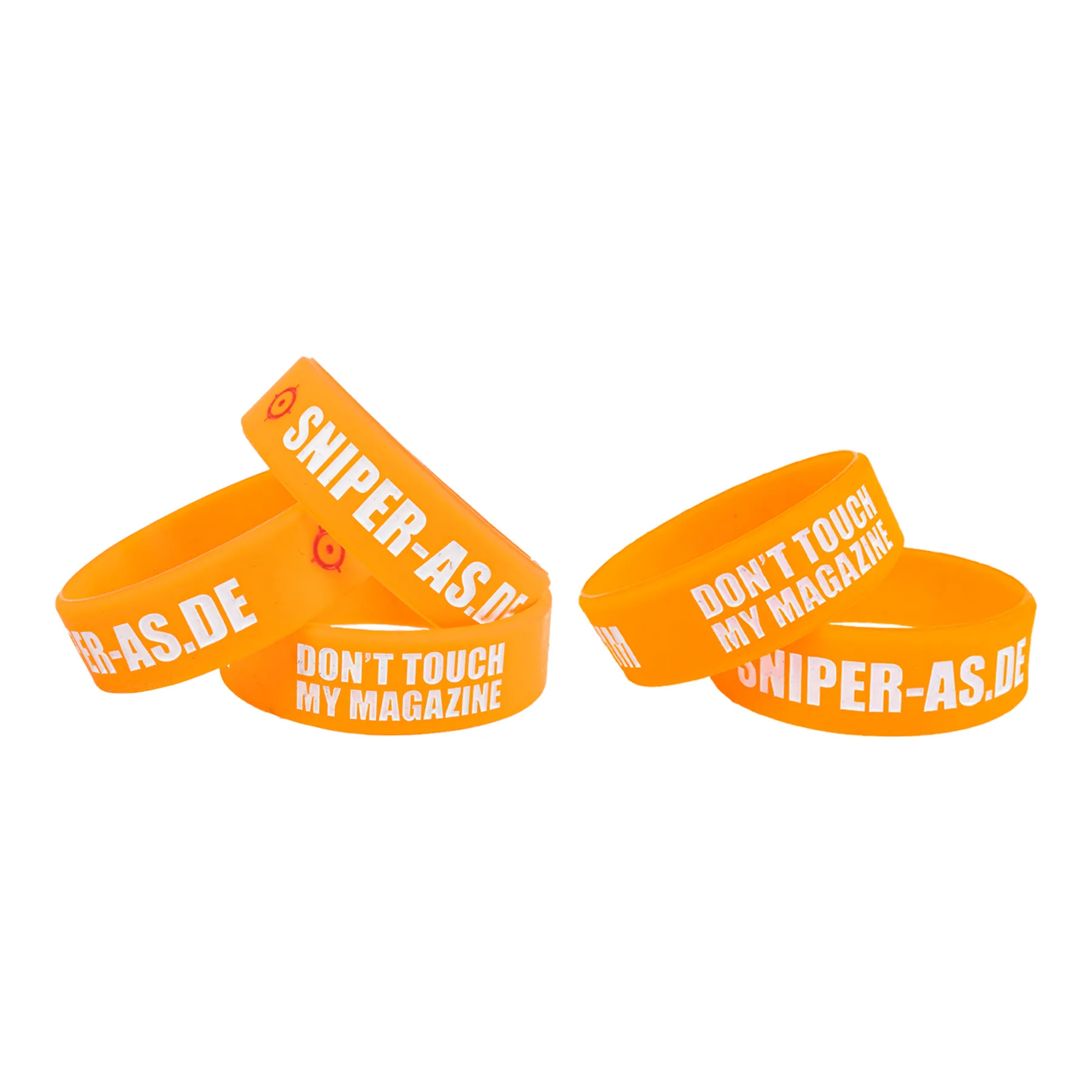 5er Set Sniper AS Magazinbänder, Bracelet, Orange 5er Set Sniper AS Magazinbänder, Bracelet, Orange