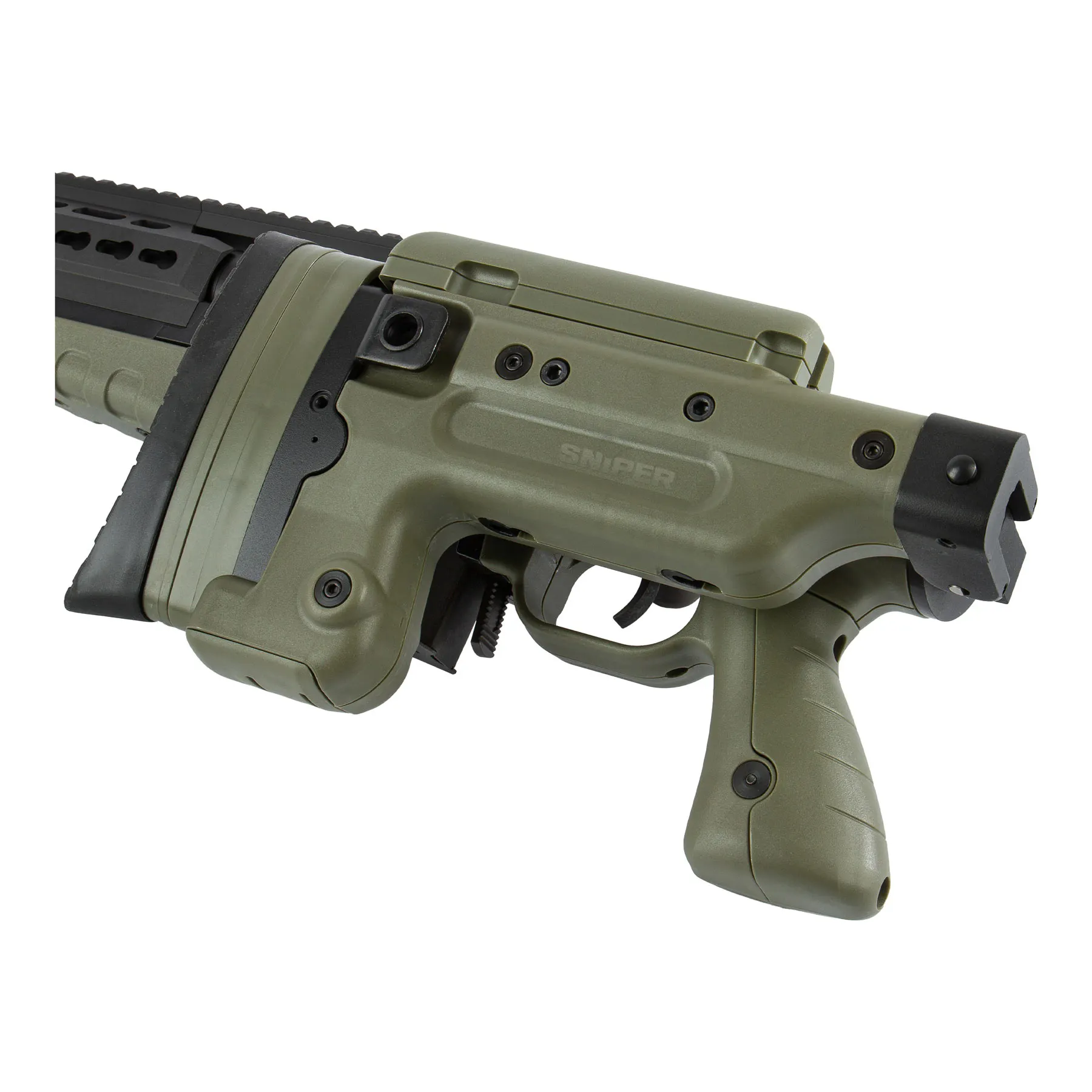 AI MK13 Compact Sniper Rifle, Black & OD