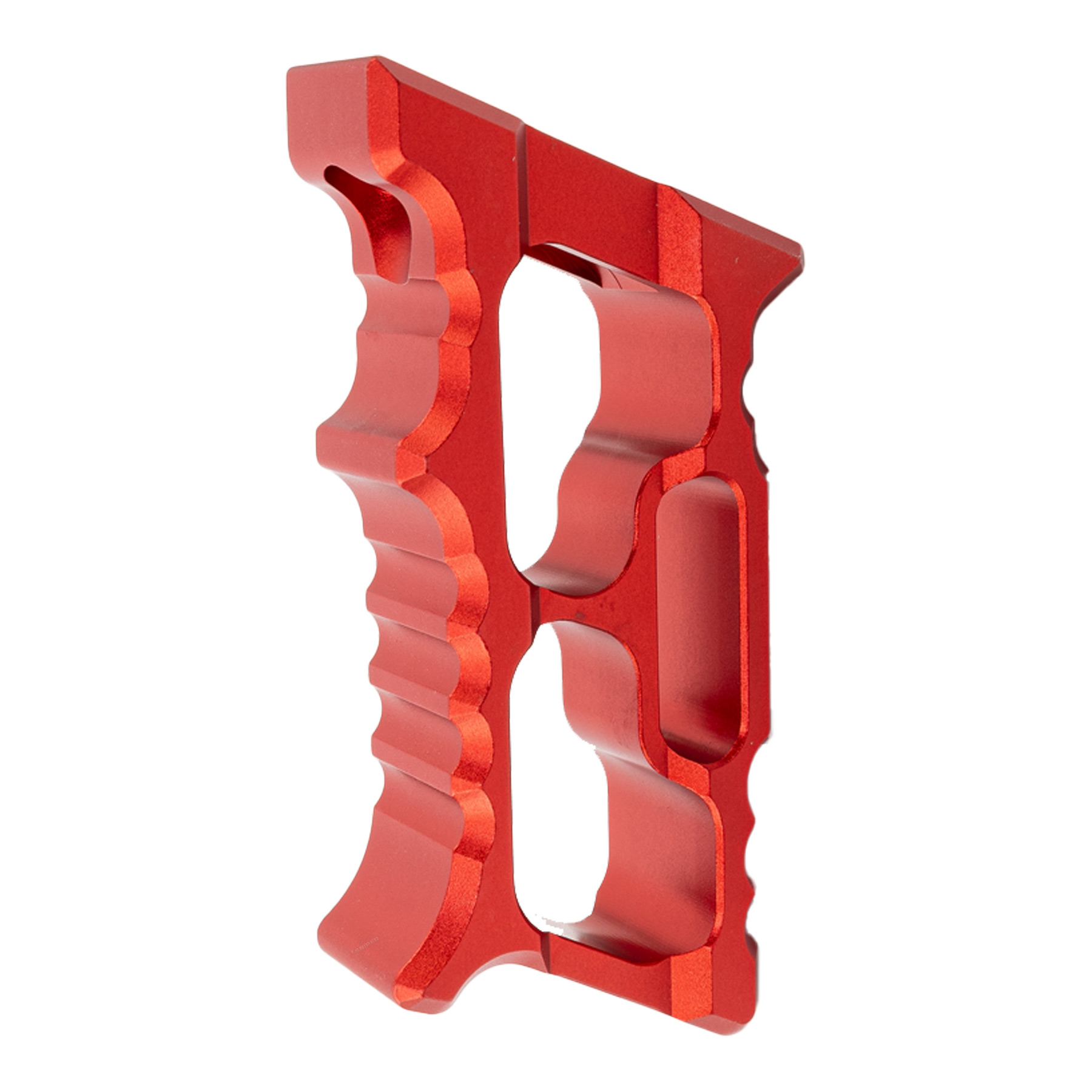 M-Lok / Keymod Aluminum Angled Forward Grip, Red