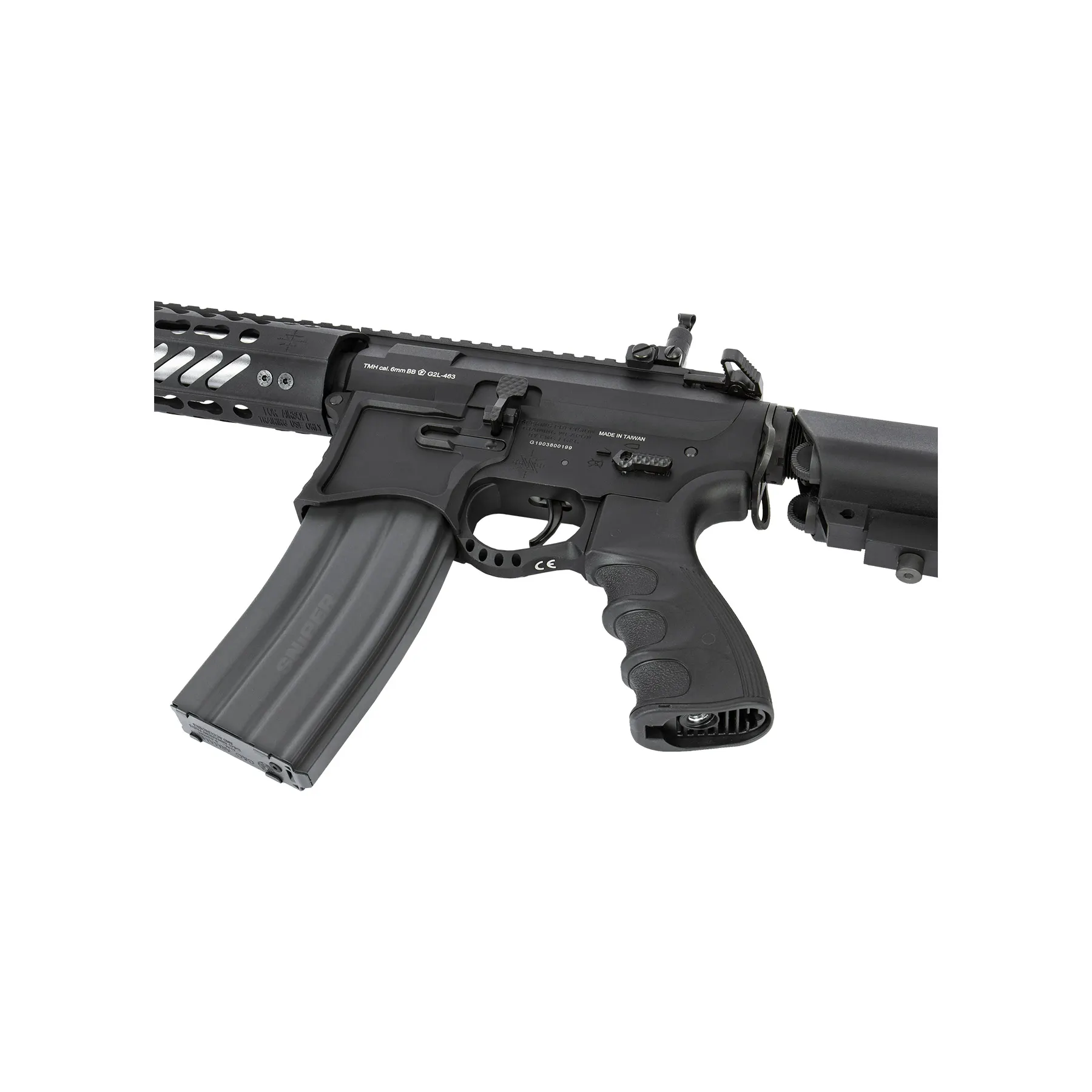 Seekins Precision AR 15 SBR8 Black, (S)AEG