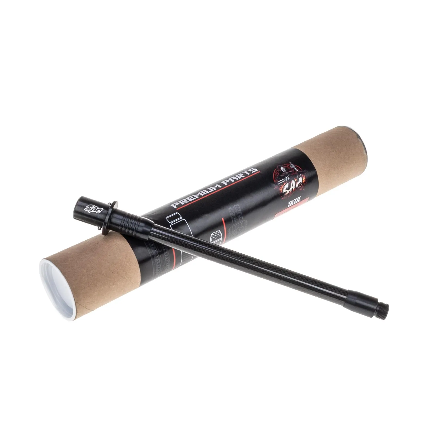 SAC Hybrid CNC-Carbon Speedsoft Barrel 10", Black