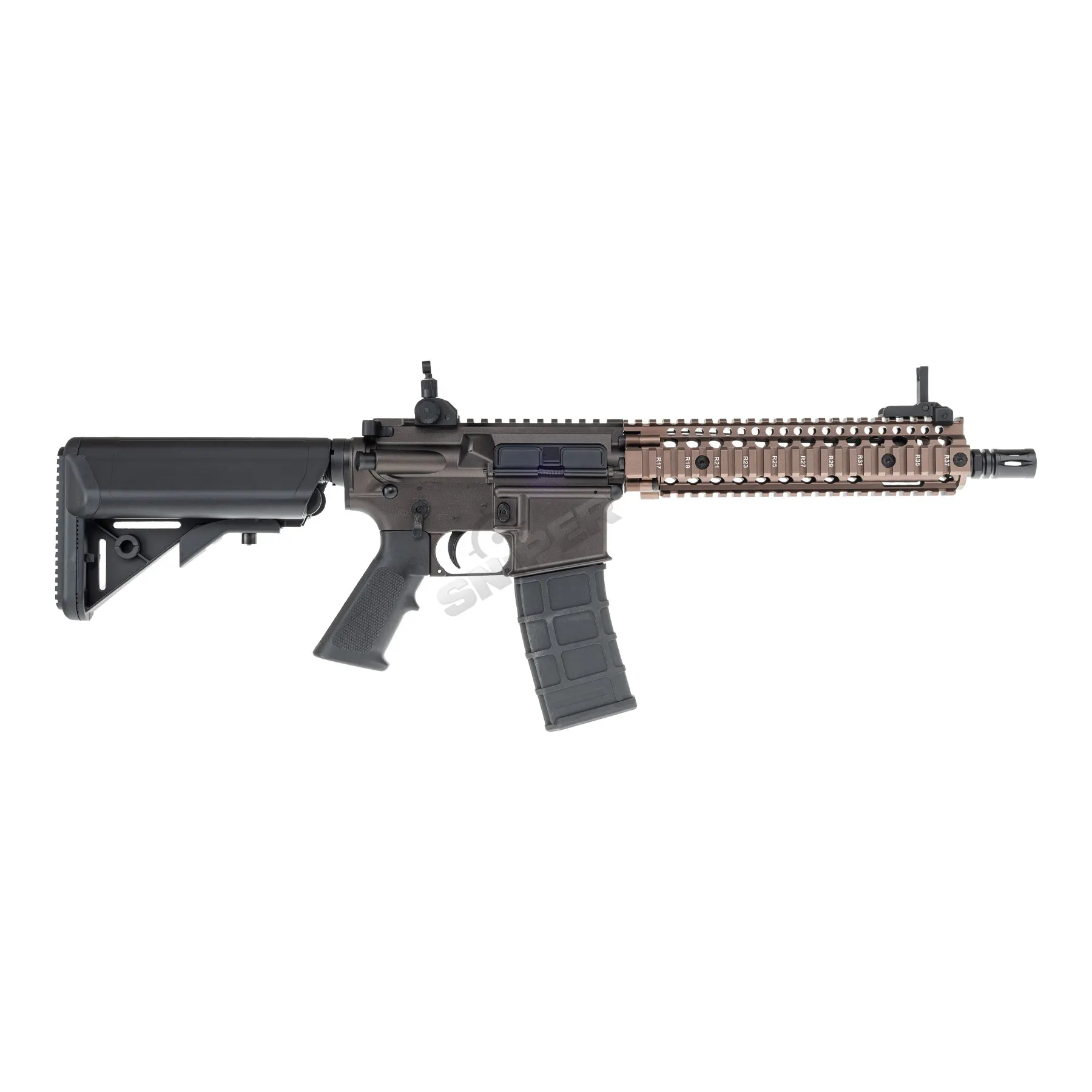 Golden Eagle Daniel Defense MK18 GBB, FDE