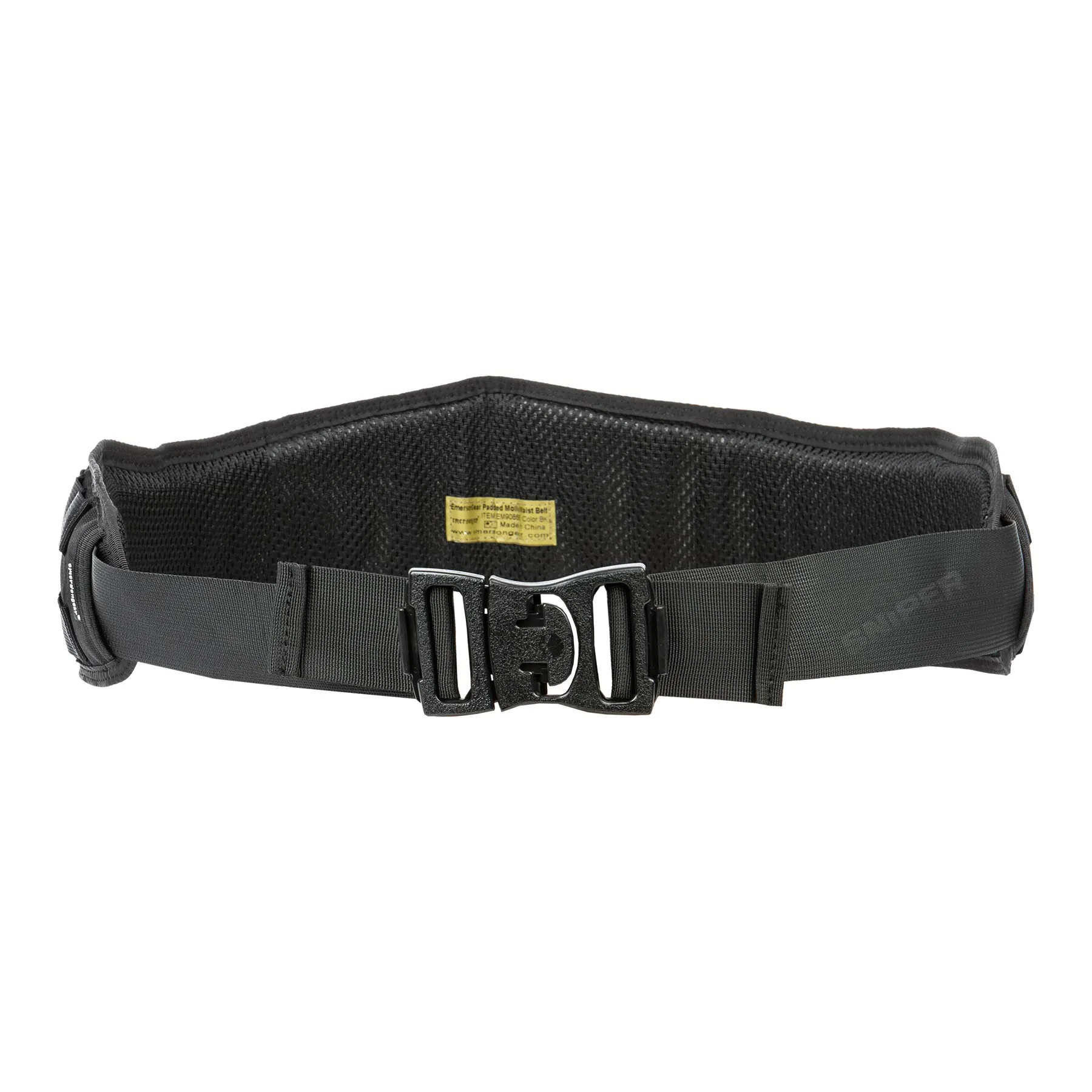 Molle Padded Waist Belt, Black Molle Padded Waist Belt, Black