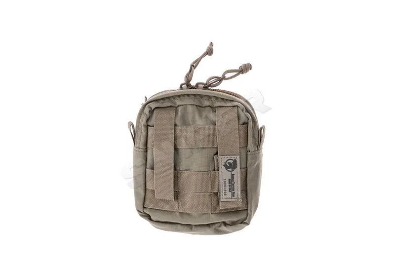 Medium Double Zip Utility Pouch, Khaki Medium Double Zip Utility Pouch, Khaki