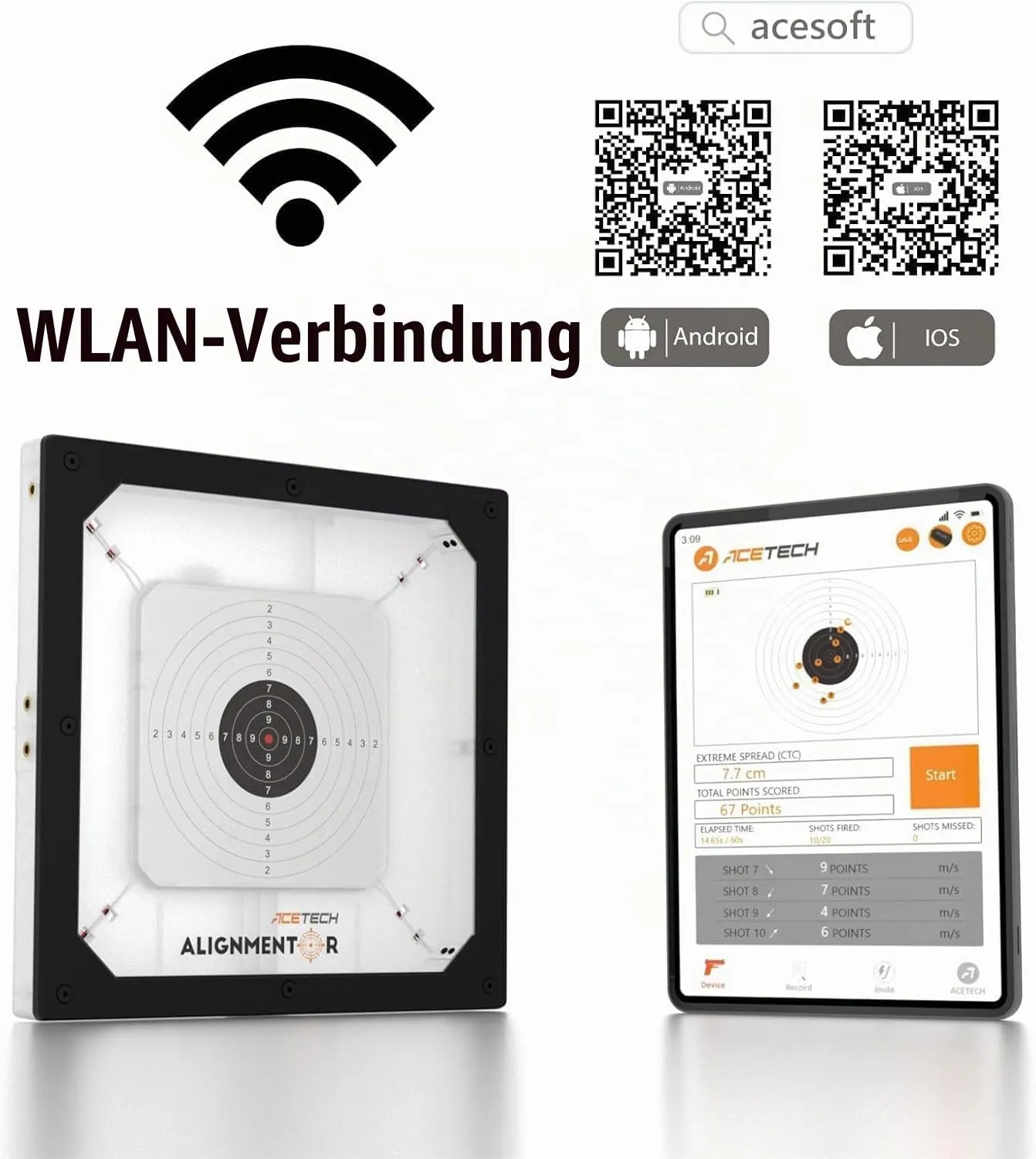 Acetech Alignmentor Smart Airsoft Target