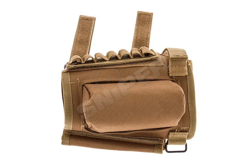 Sniper Rifle Ammo Stock Pouch, Tan