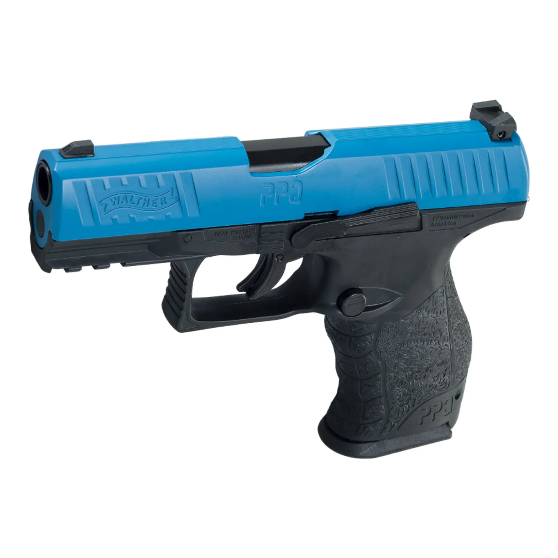 RAM Pistole T4E Walther PPQ M2 43 Cal, Black & Blue RAM Pistole T4E Walther PPQ M2 43 Cal, Black & Blue