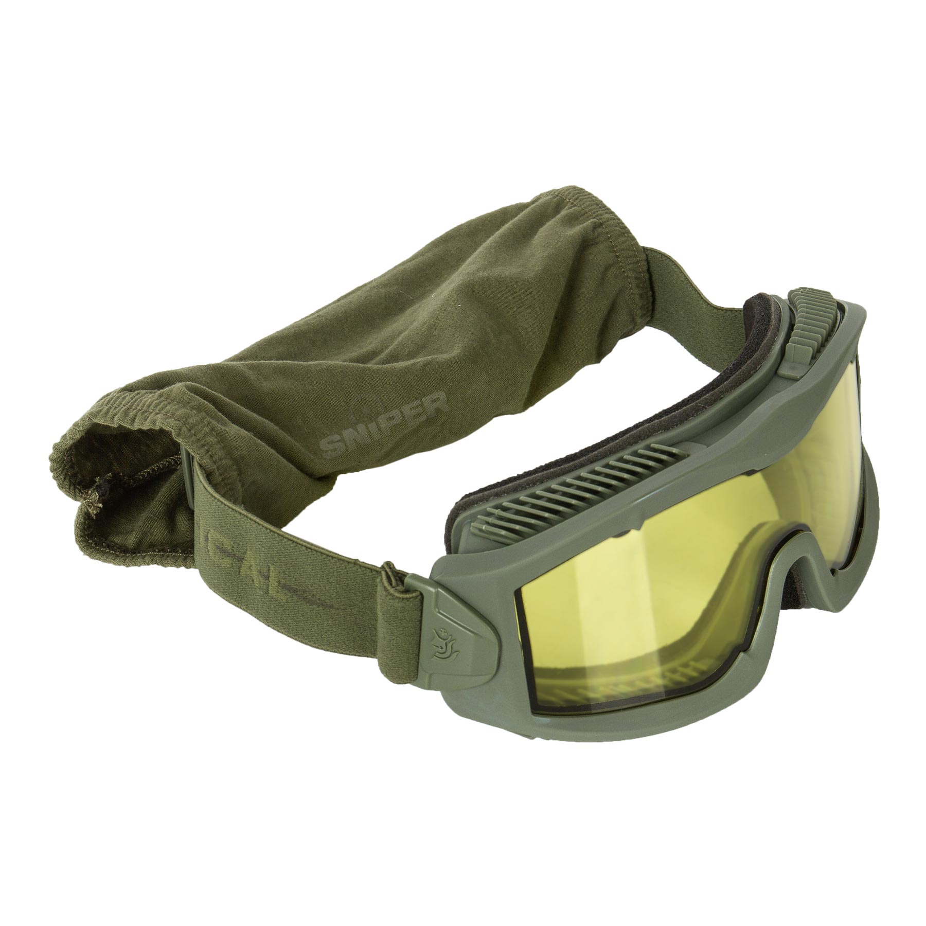 Aero Thermal Series Mask, Olive/Yellow