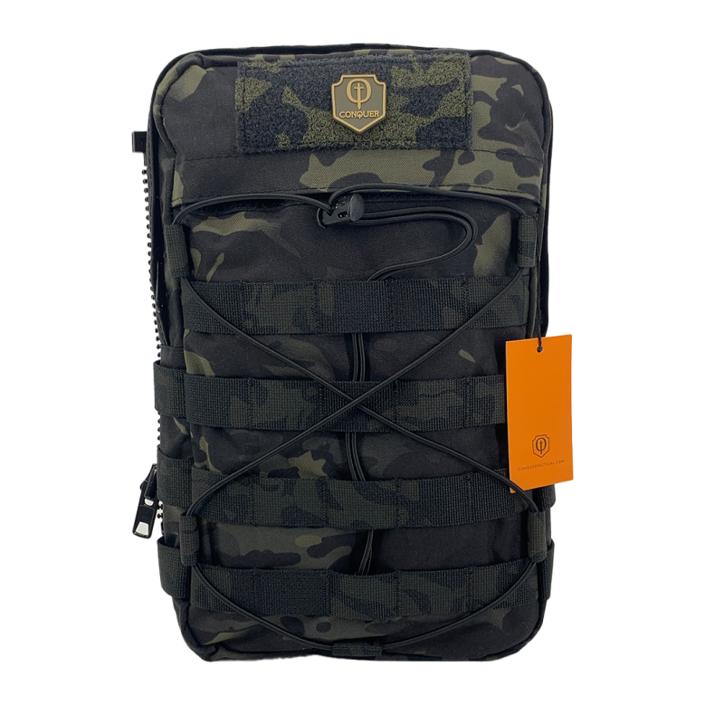 Conquer MT ZIP Backpack, Black Camo