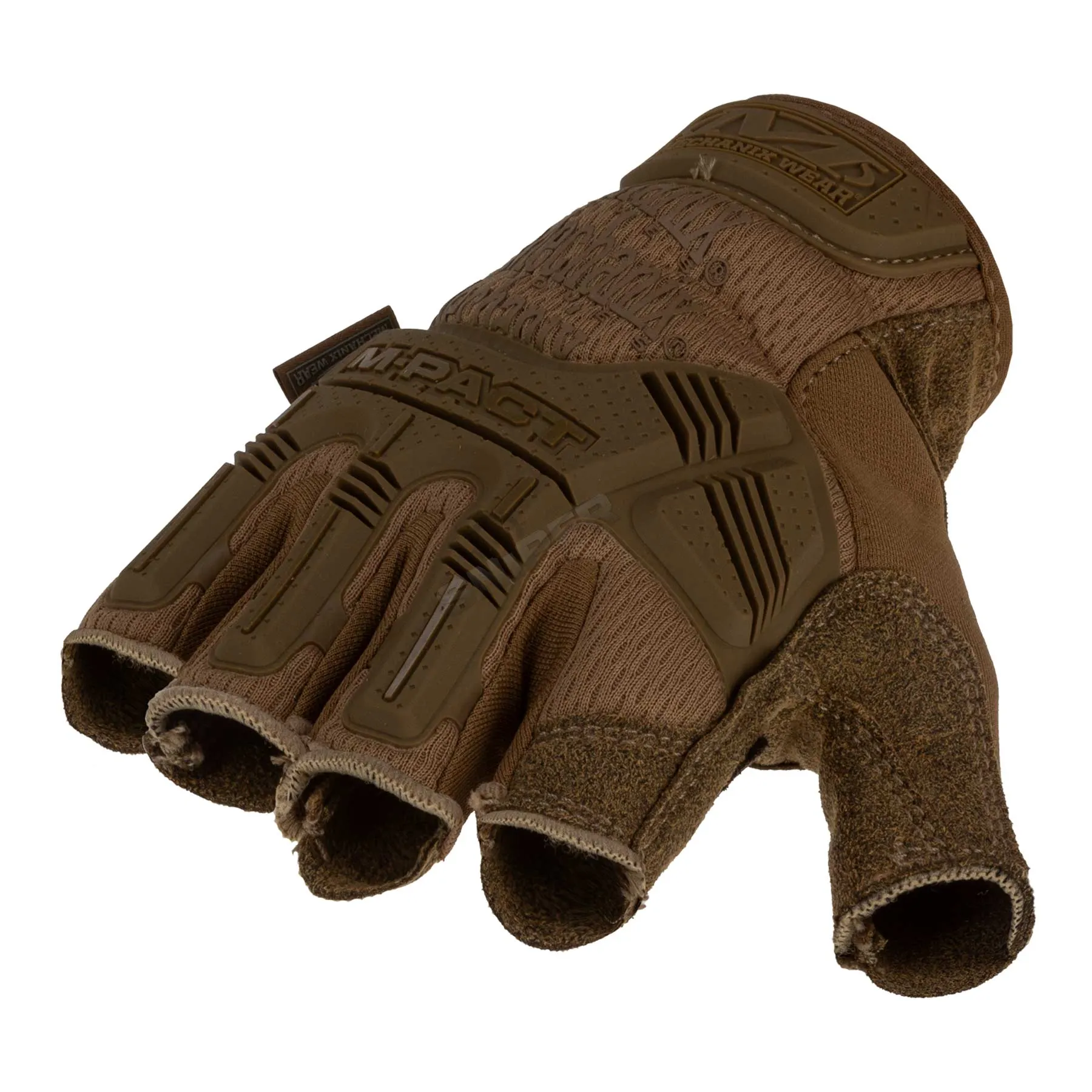 Mechanix Fingerless M-Pact Gloves, Coyote