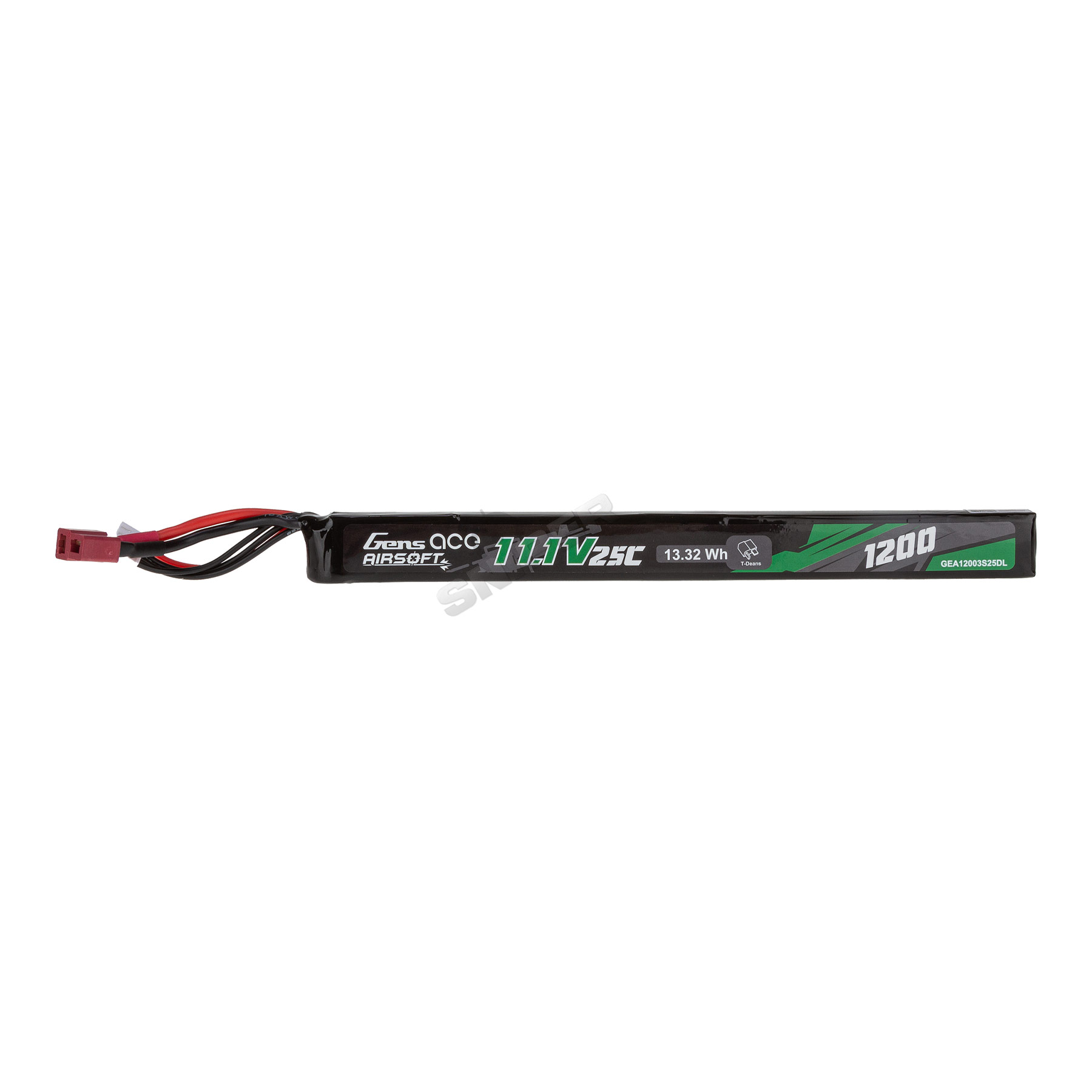 Dean 11,1V 1200mAh 25C Long Size LiPo-Akku, 1 Stick