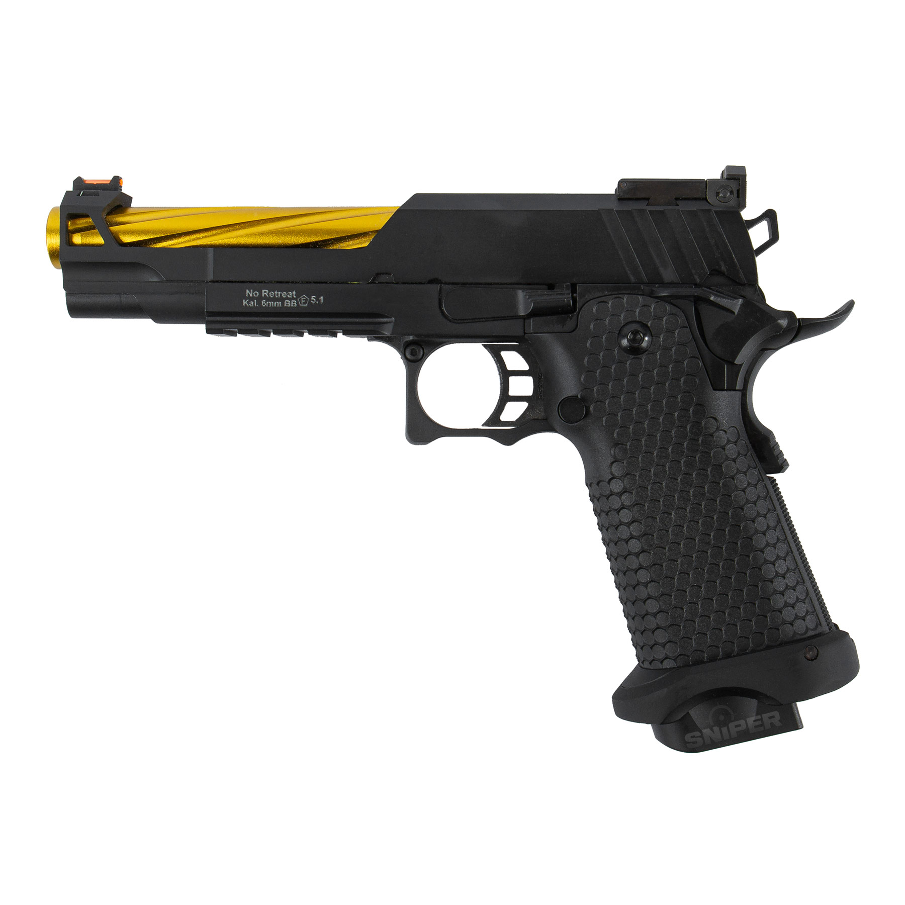 GE Hi-Capa 5.1 Fluted, Black