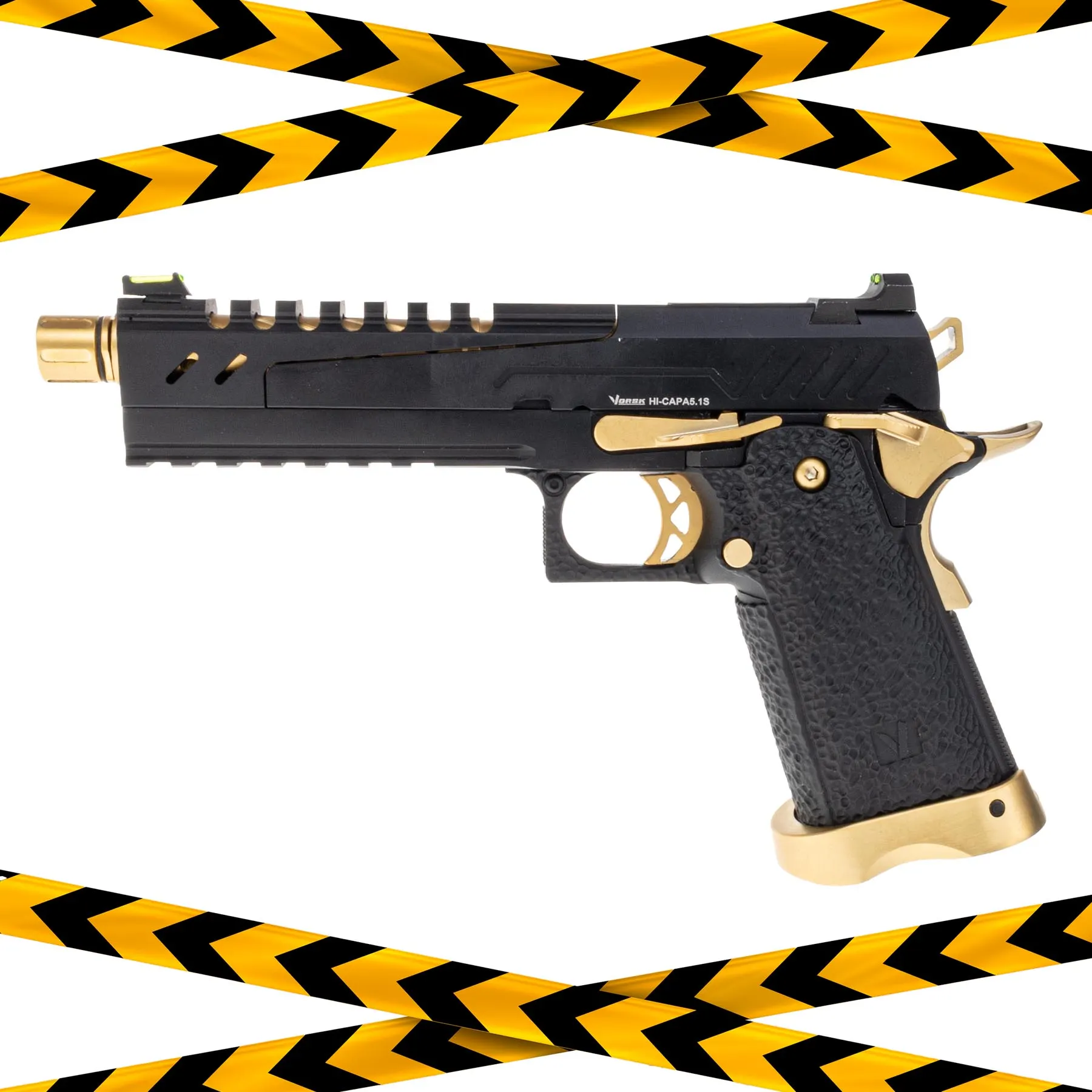 B-Ware Vorsk Hi-Capa 5.1 Gold Match GBB Softair Pistole