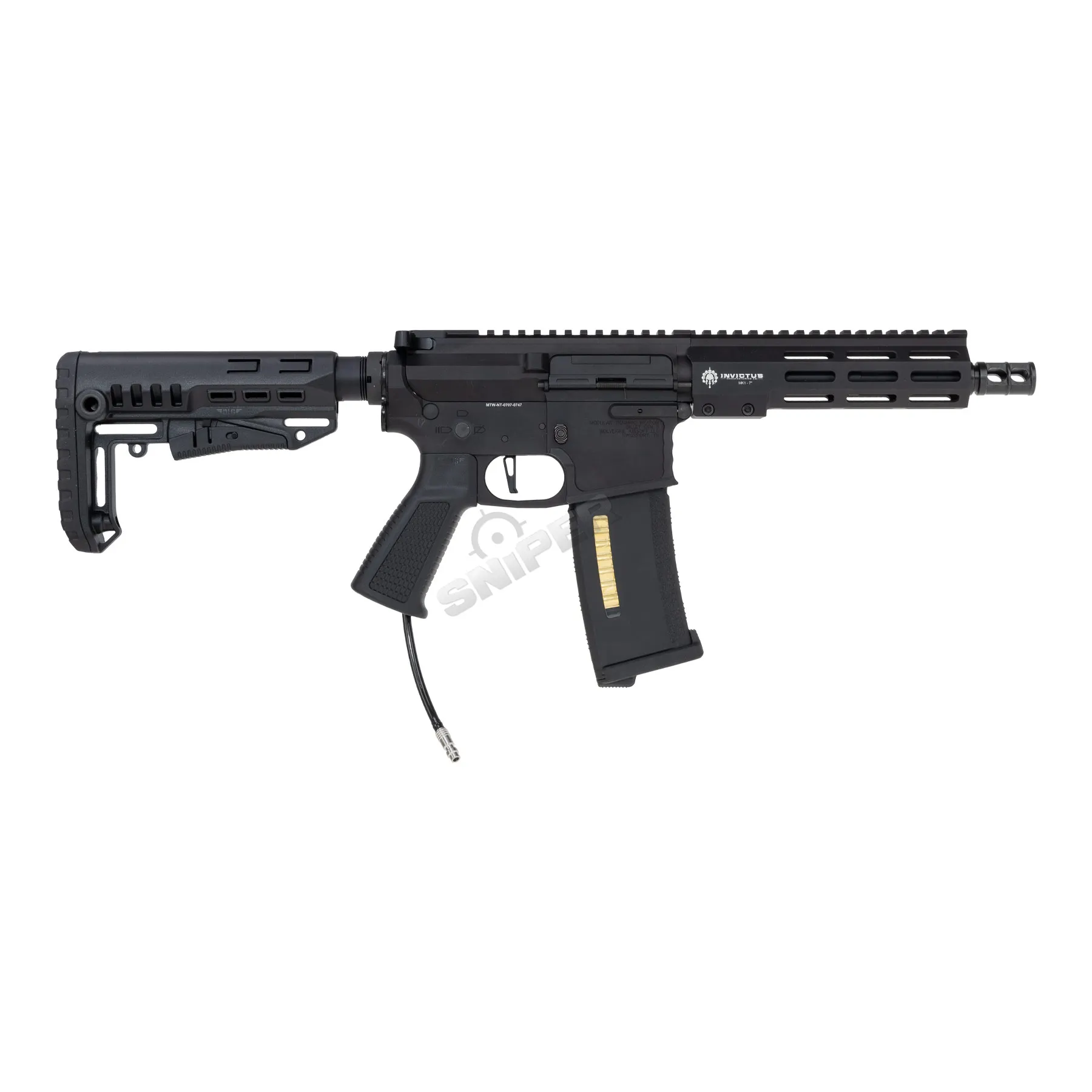 MTW Billet 7" Tactical Inferno Edition Gen. 3, Black