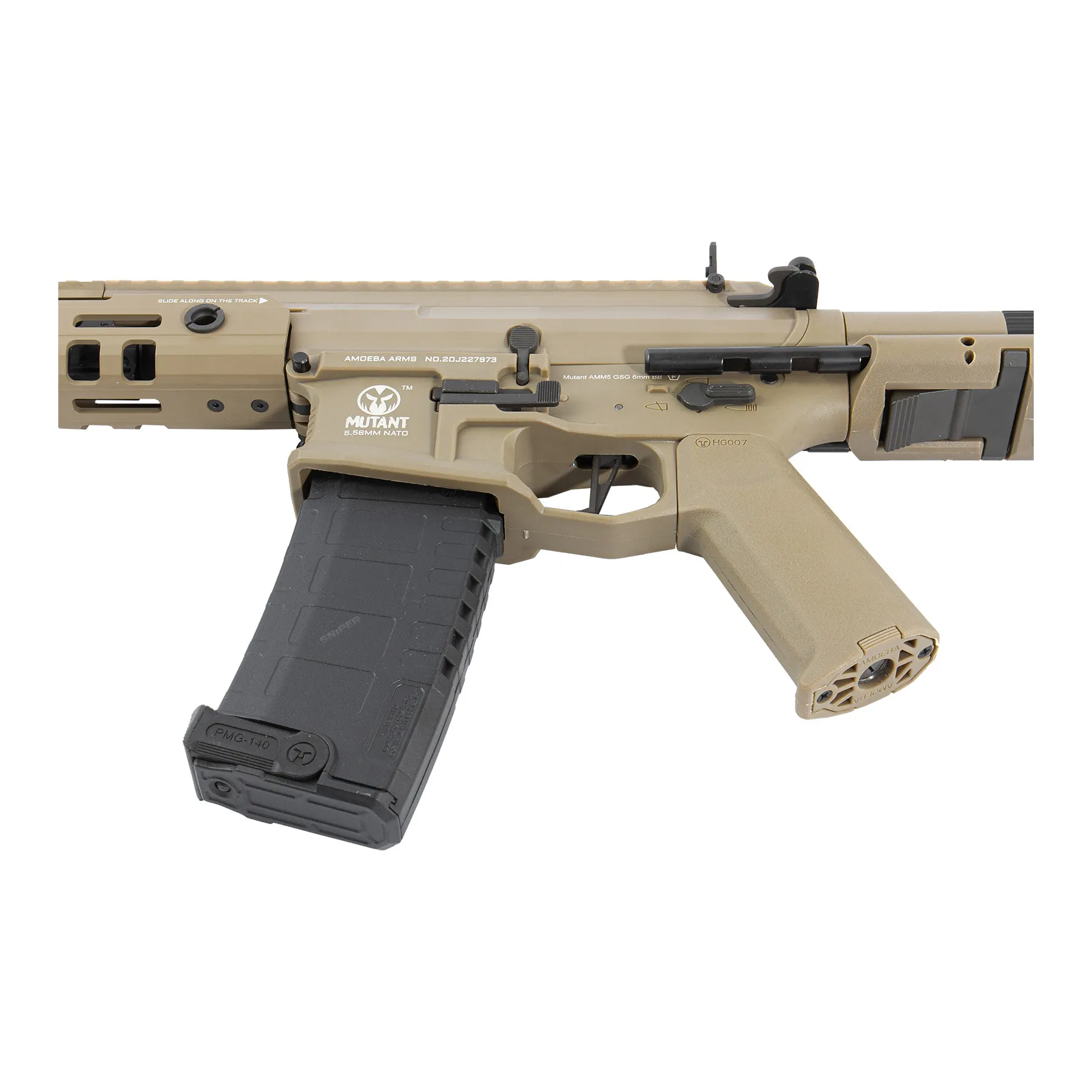 Ares Amoeba M4 Mutant AMM5 EFCS (S)AEG, Dark earth