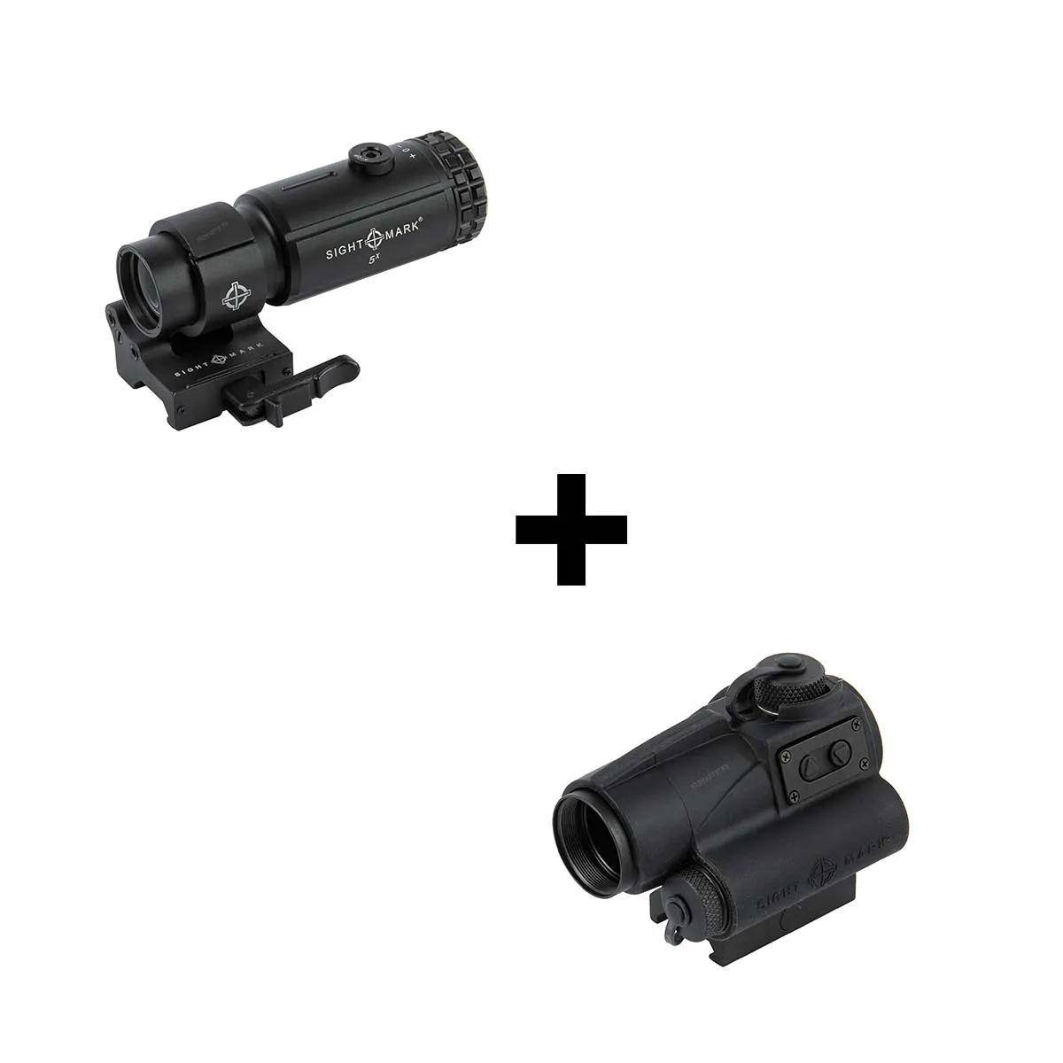 T-5 Magnifier + 1x23 SCR Red Dot Magnifier Set T-5 Magnifier + 1x23 SCR Red Dot Magnifier Set