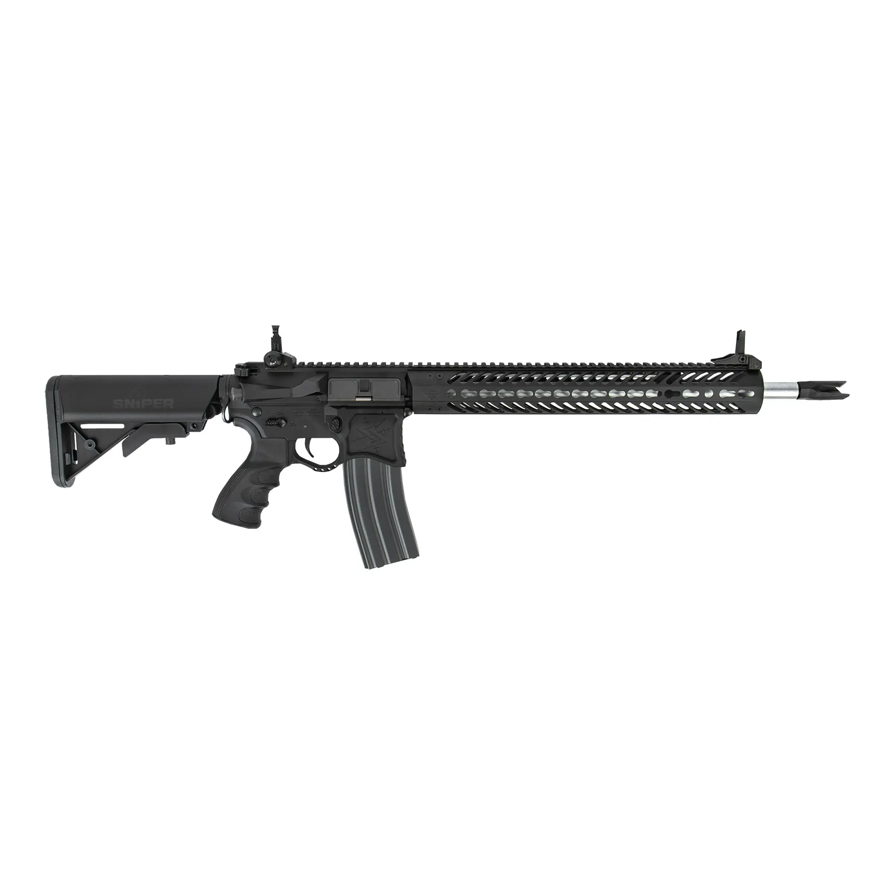 Seekins Precision AR 15 SBR8 Black, (S)AEG