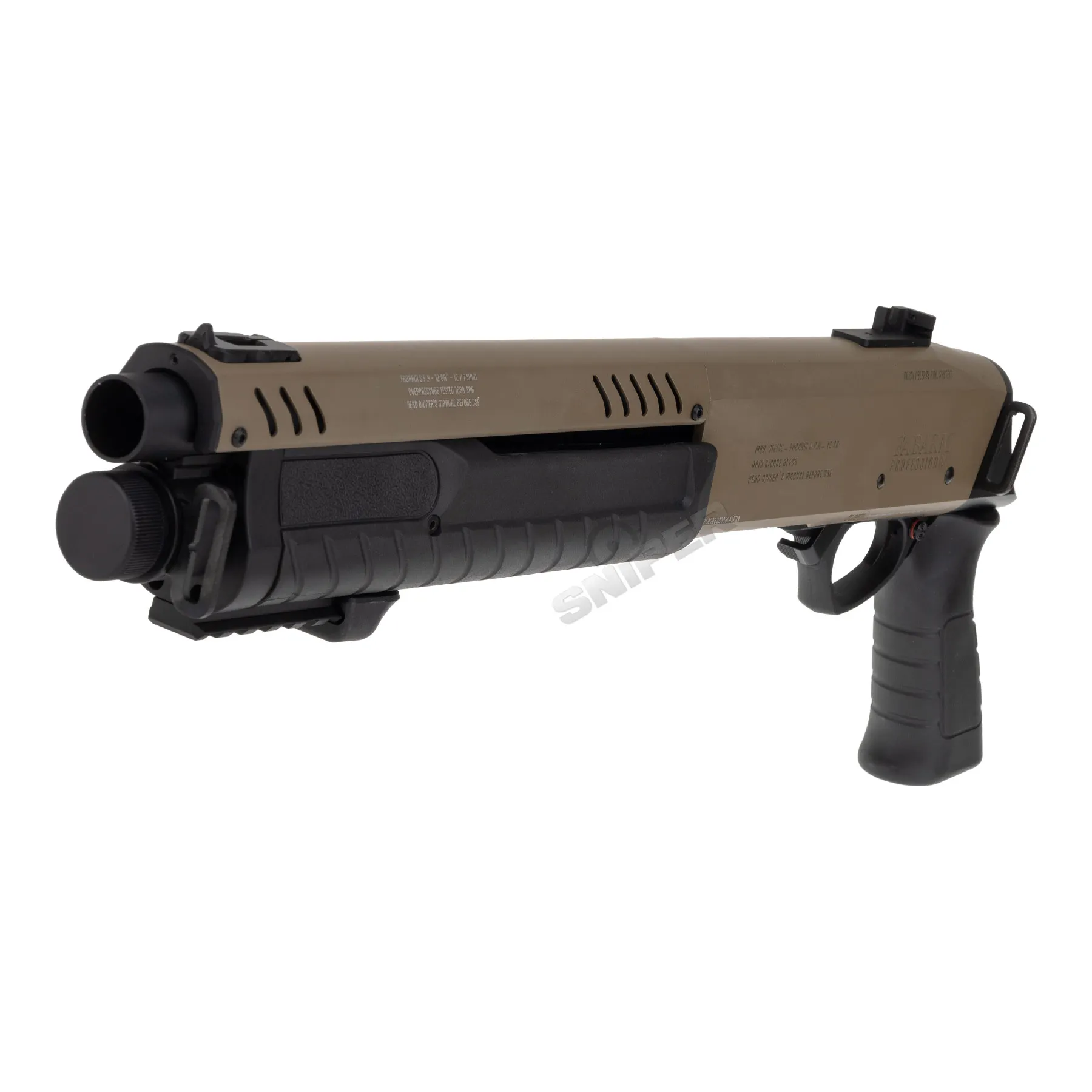 Fabarm STF12 Short Initial 11" Gas Pumpgun, Flat Earth Fabarm STF12 Short Initial 11" Gas Pumpgun, Flat Earth