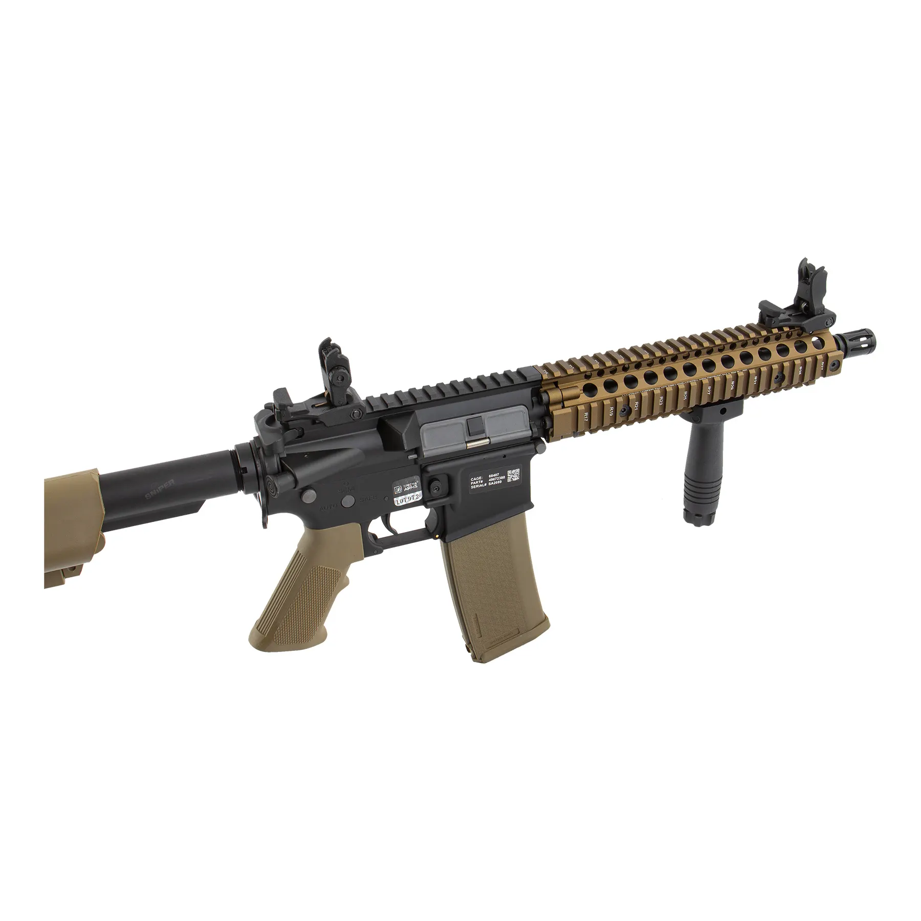 SA-E19 Edge Daniel Defense MK18 (S)AEG, Chaos Bronze