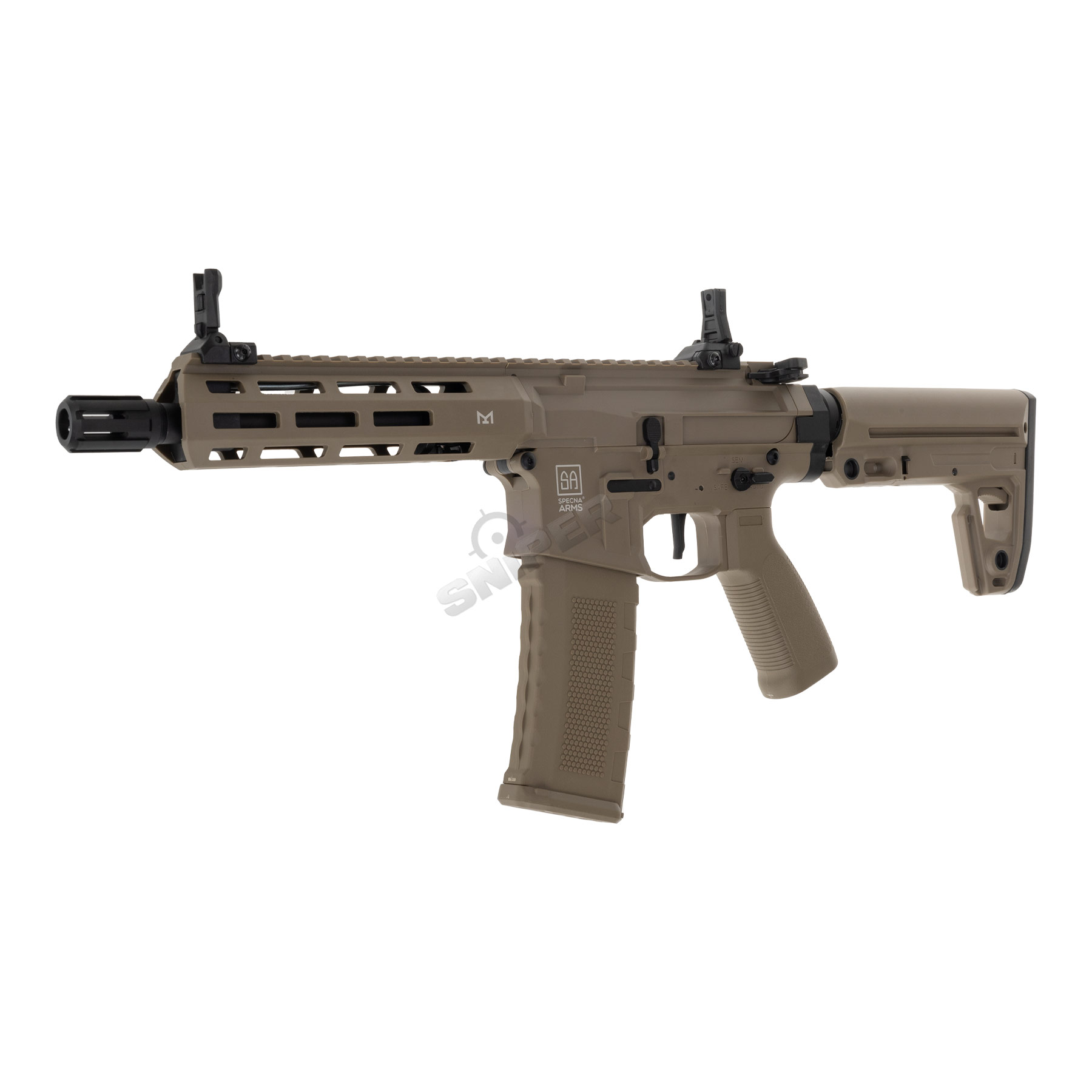 Specna Arms SA-F20 Flex Tuned-Up w/ ETU < 0,5 Joule Softair Gewehr, Tan