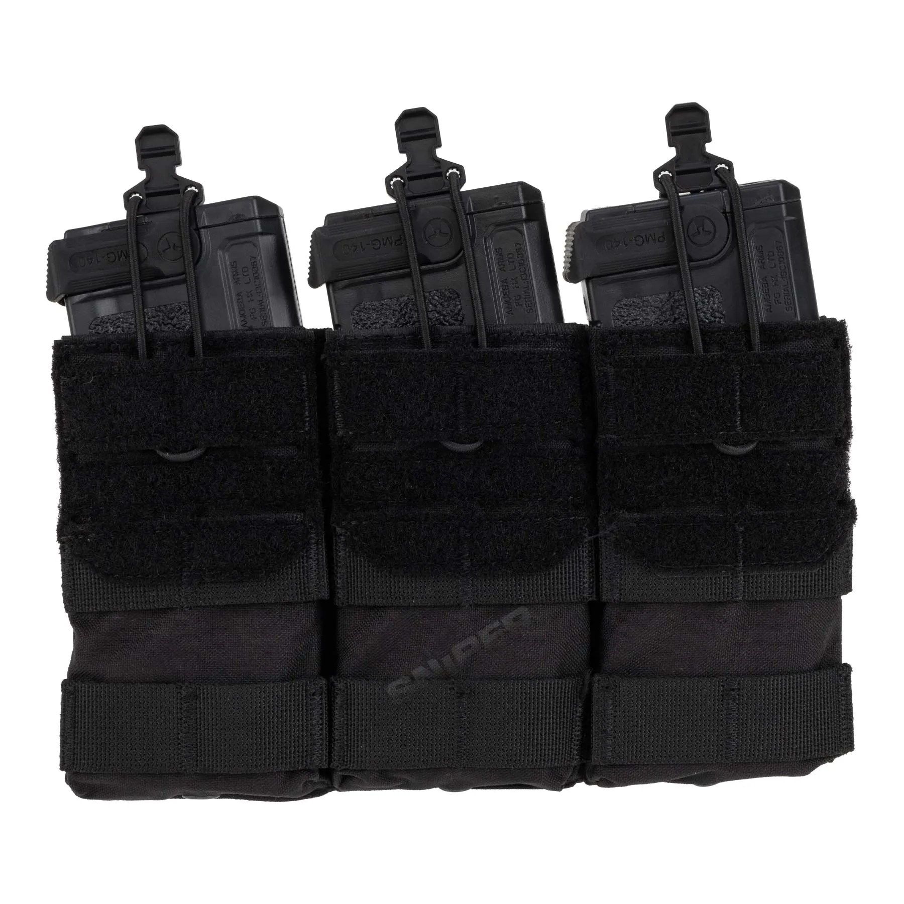 Reapo Dual-Use Triple Mag Pouch, Black