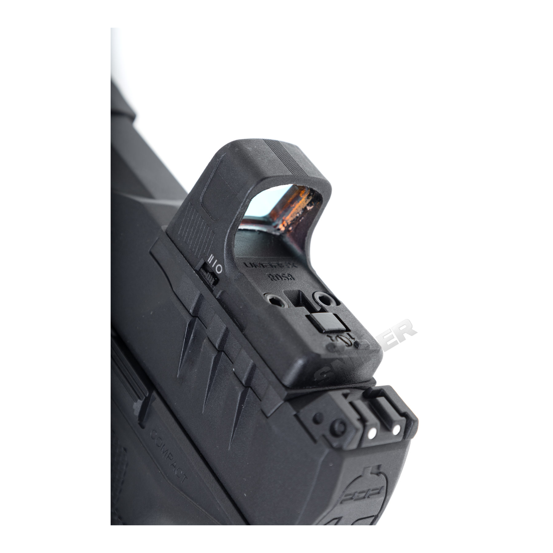 Walther PDP Compact 4" w/ Red Dot Visier NBB Co2 Softair Pistole, Black