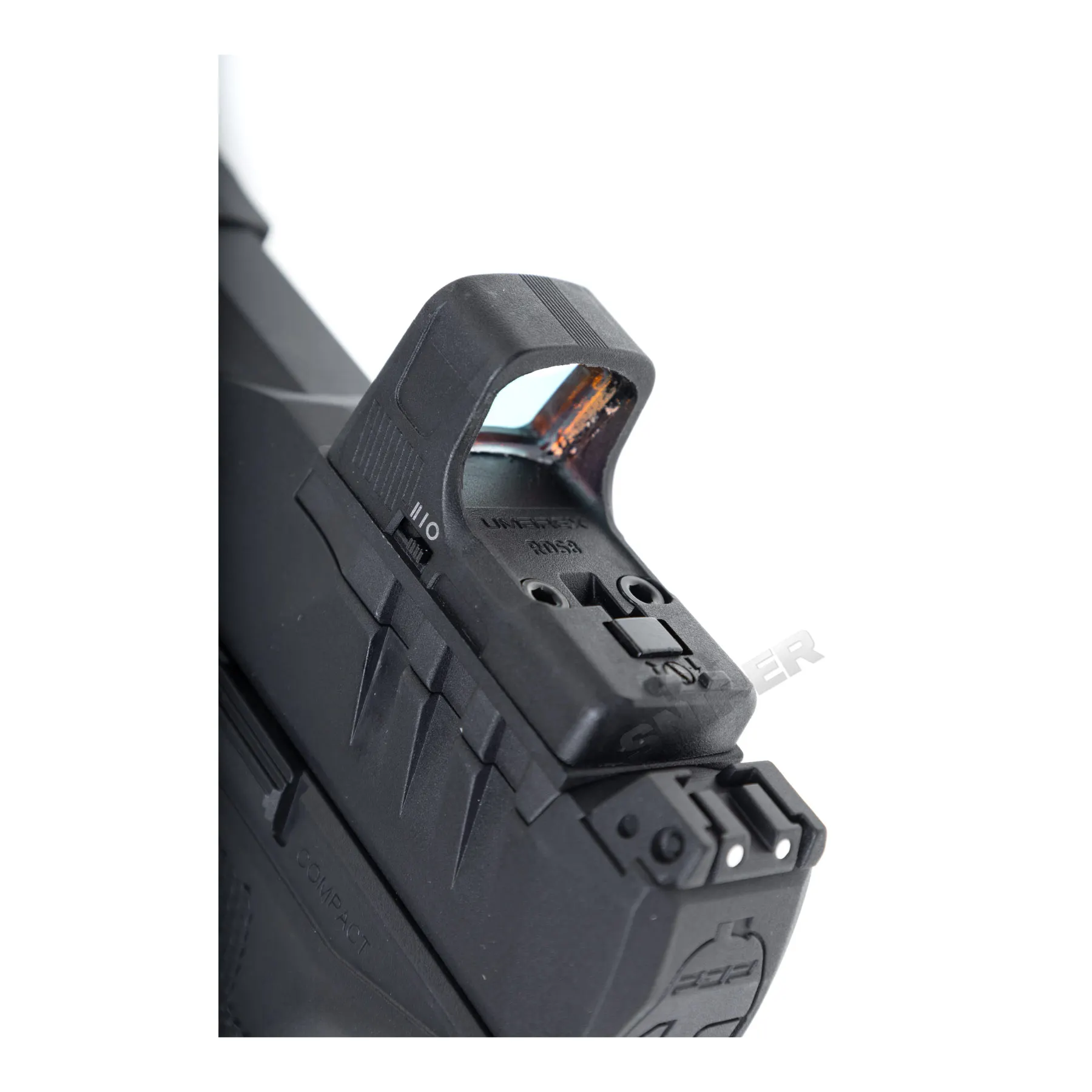 Walther PDP Compact 4" w/ Red Dot Visier NBB Co2 Softair Pistole, Black Walther PDP Compact 4" w/ Red Dot Visier NBB Co2 Softair Pistole, Black