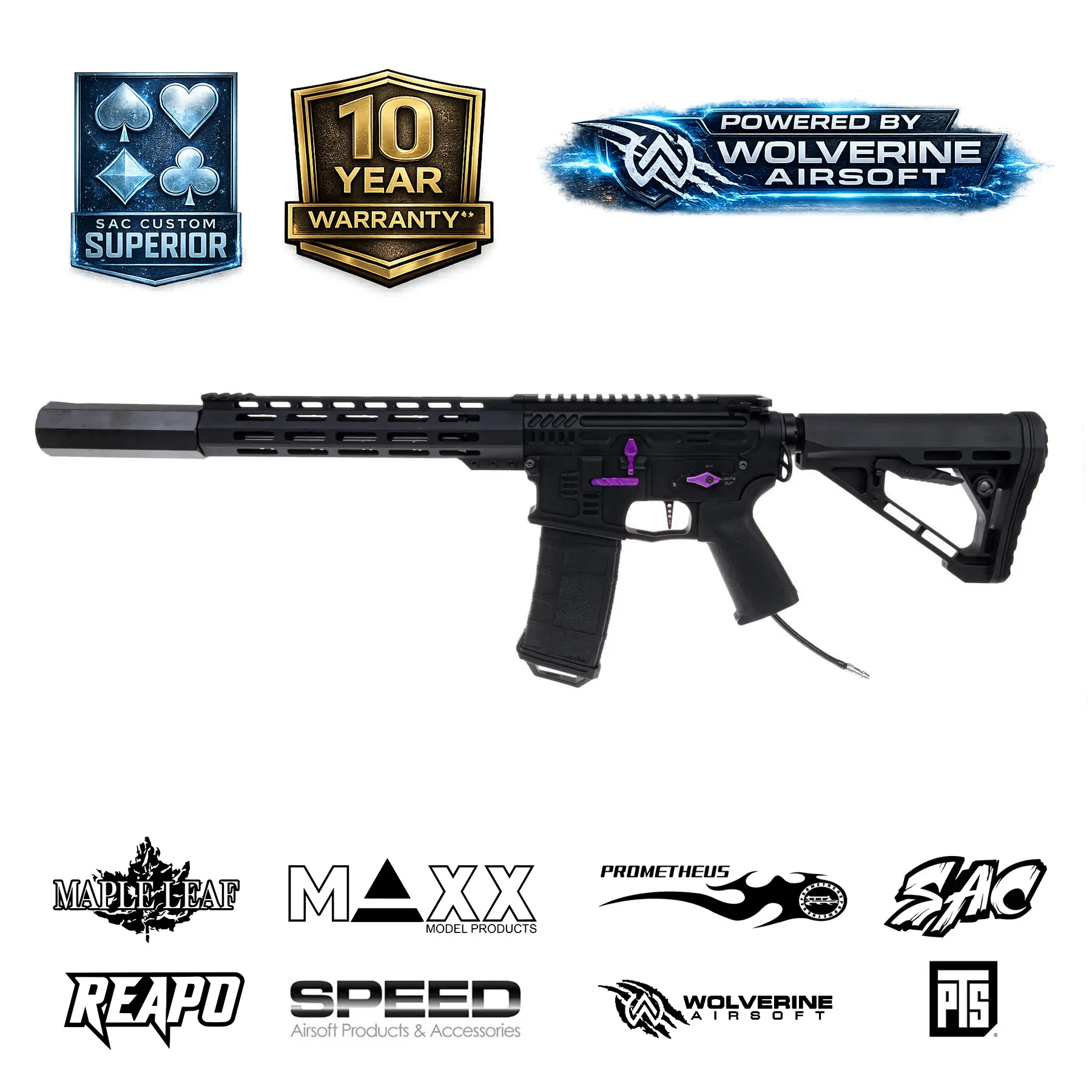 SAC AR SOLID - "Purple Hex", HPA