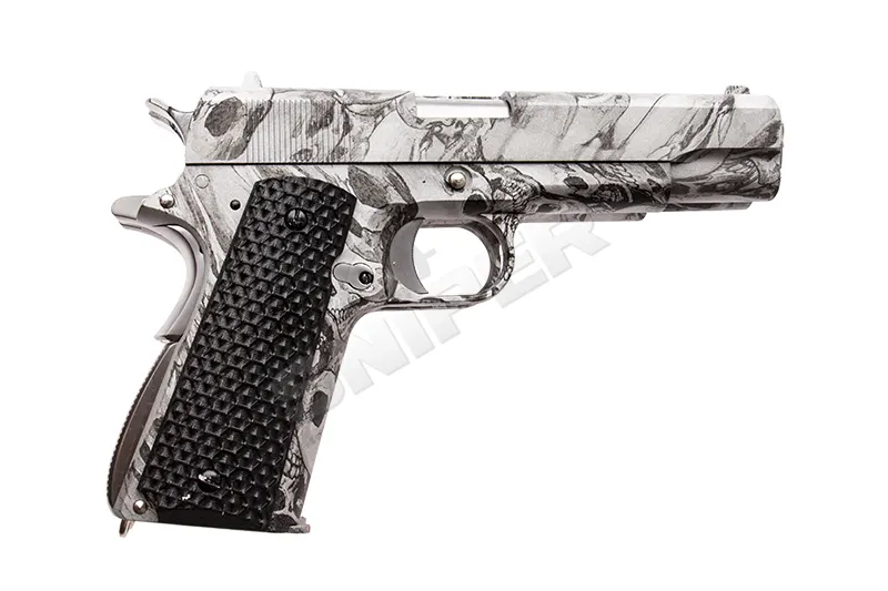 MX0100 Double Barrel RE Pistol, GBB