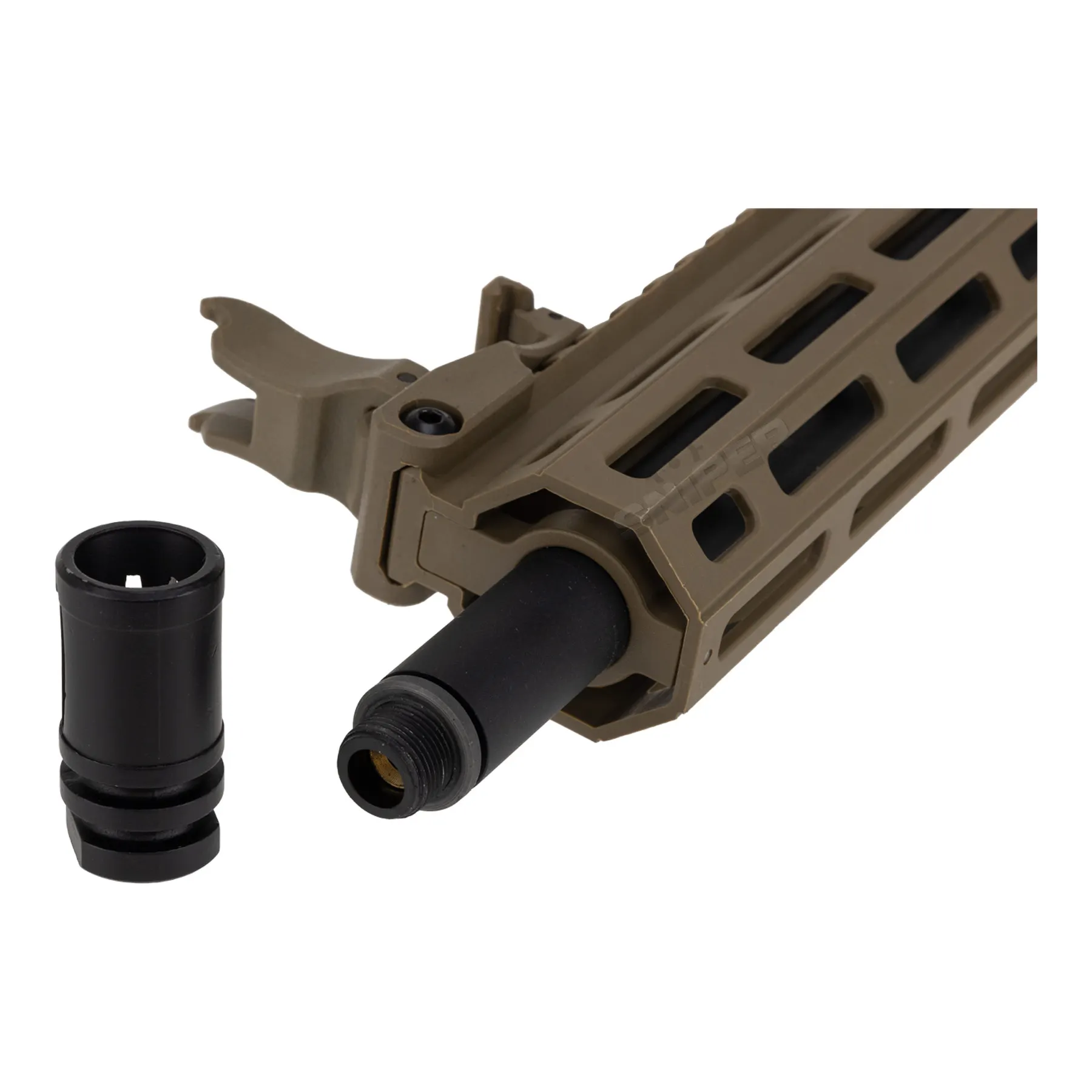 B-Ware Lancer Hellion M-Lock 10" Gen 3 w/ Nebula ETU (S)AEG, Dark Earth