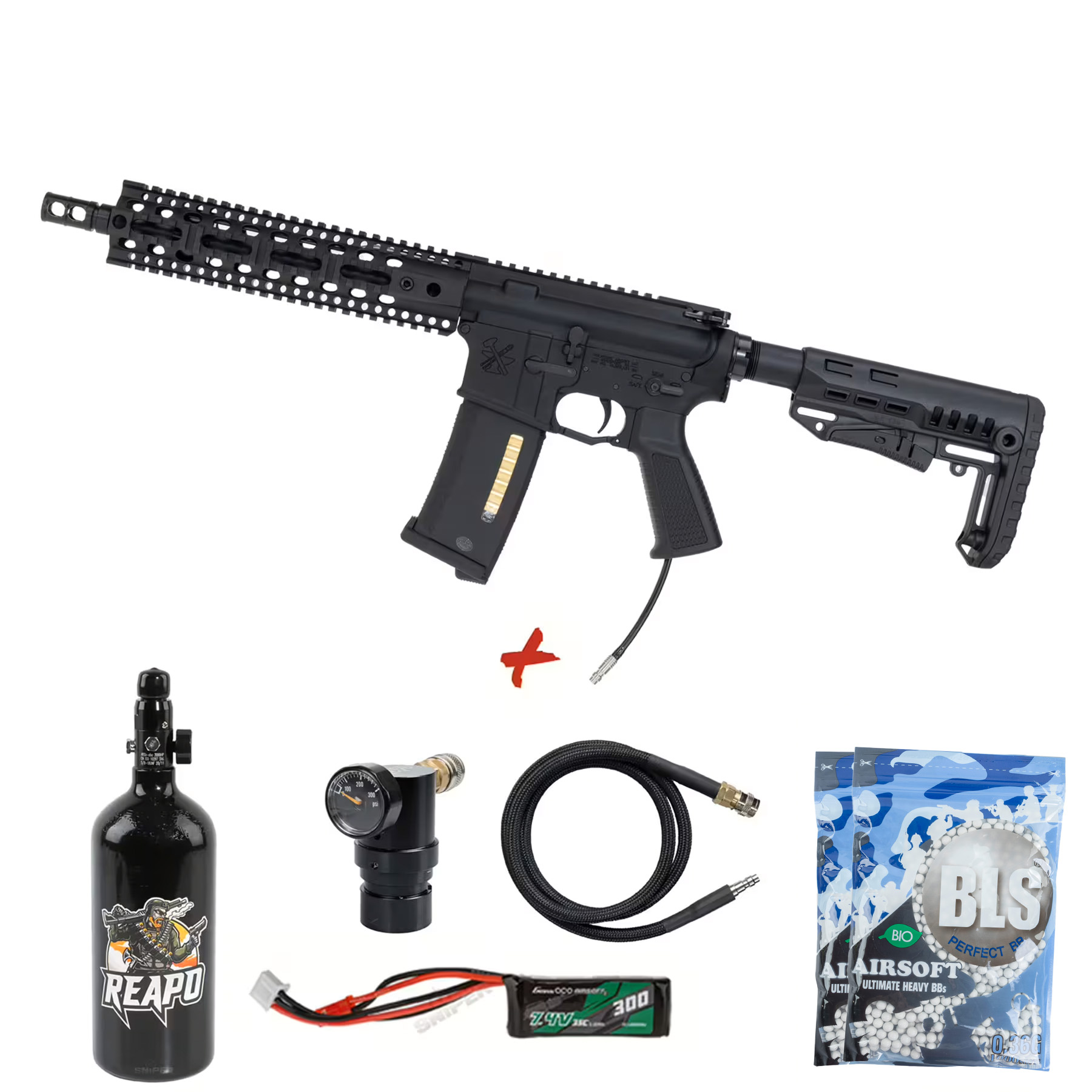 HPA Deal #1 - MTW Forged 10" Tactical Inferno Edition Gen. 3, Black