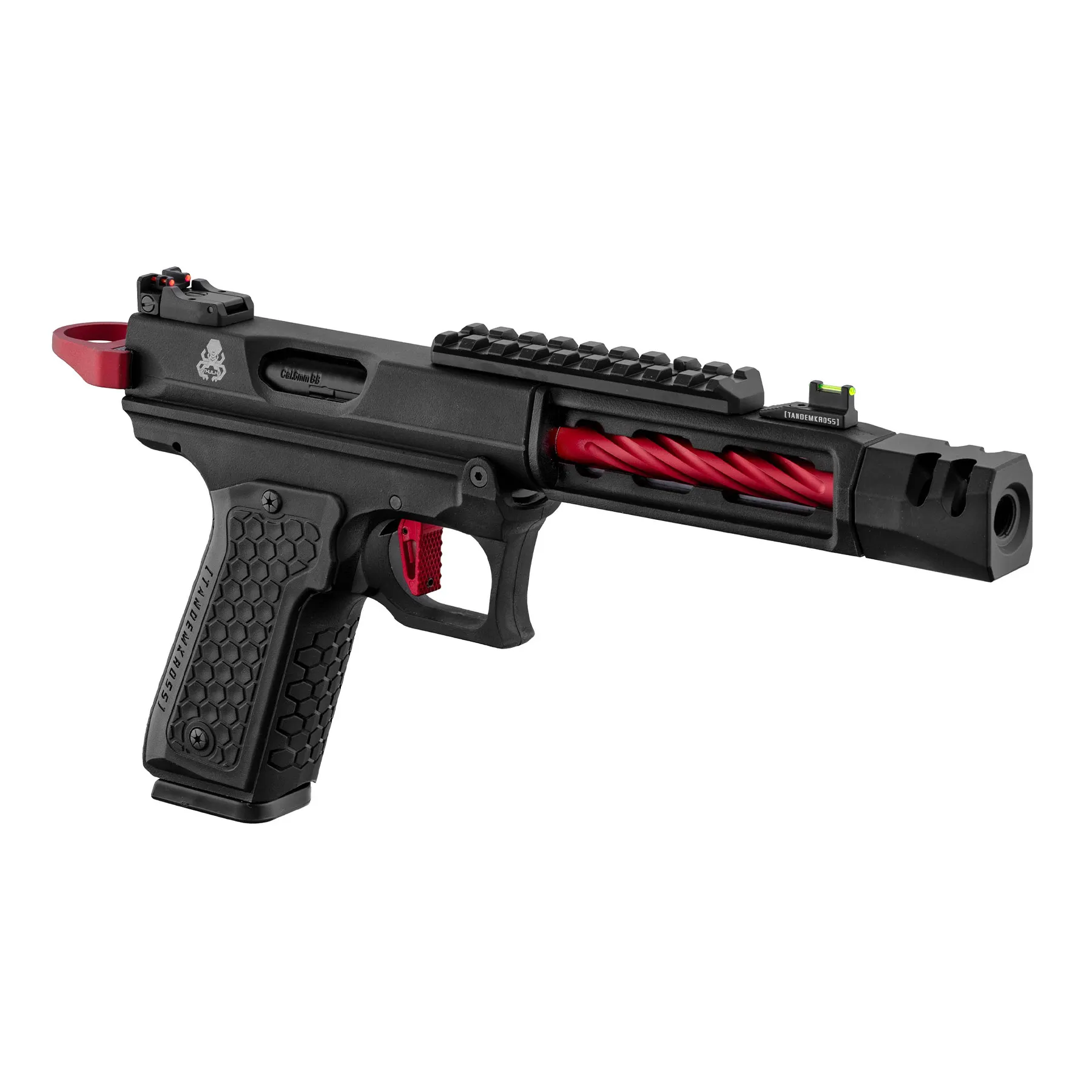 Lancer Tandemkross Cthulhu GBB Softair Pistole, Black/Red