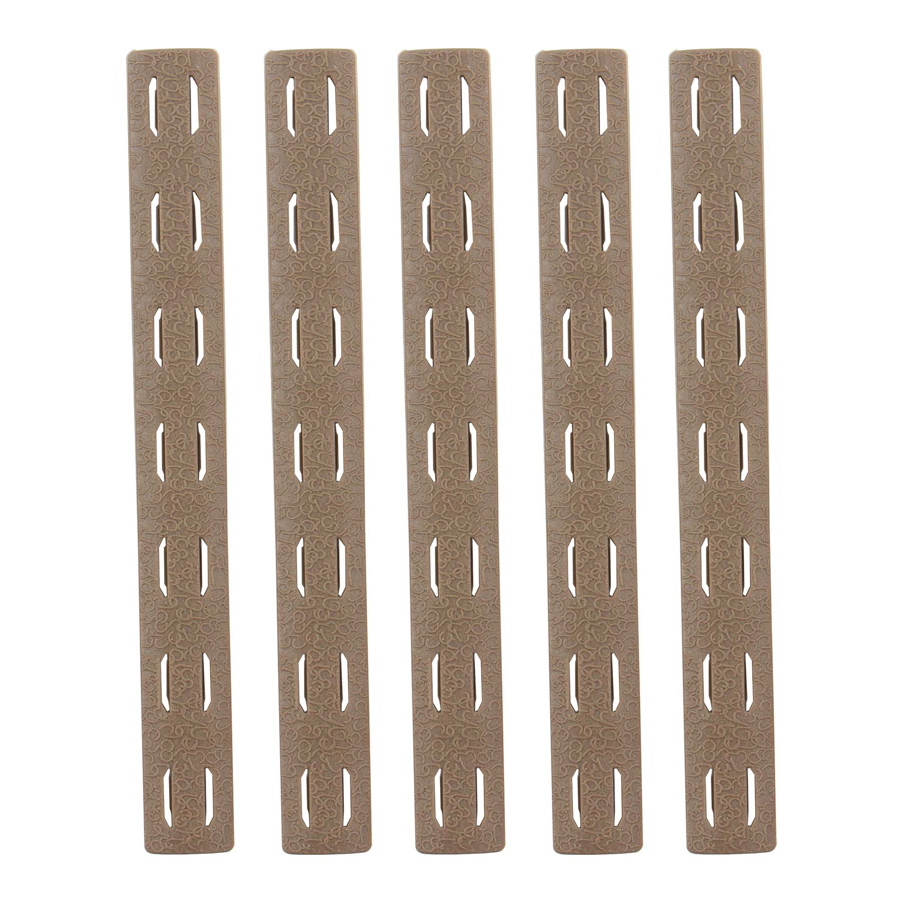 Keymod Rail Panel Kit, 5 pcs, Dark Earth