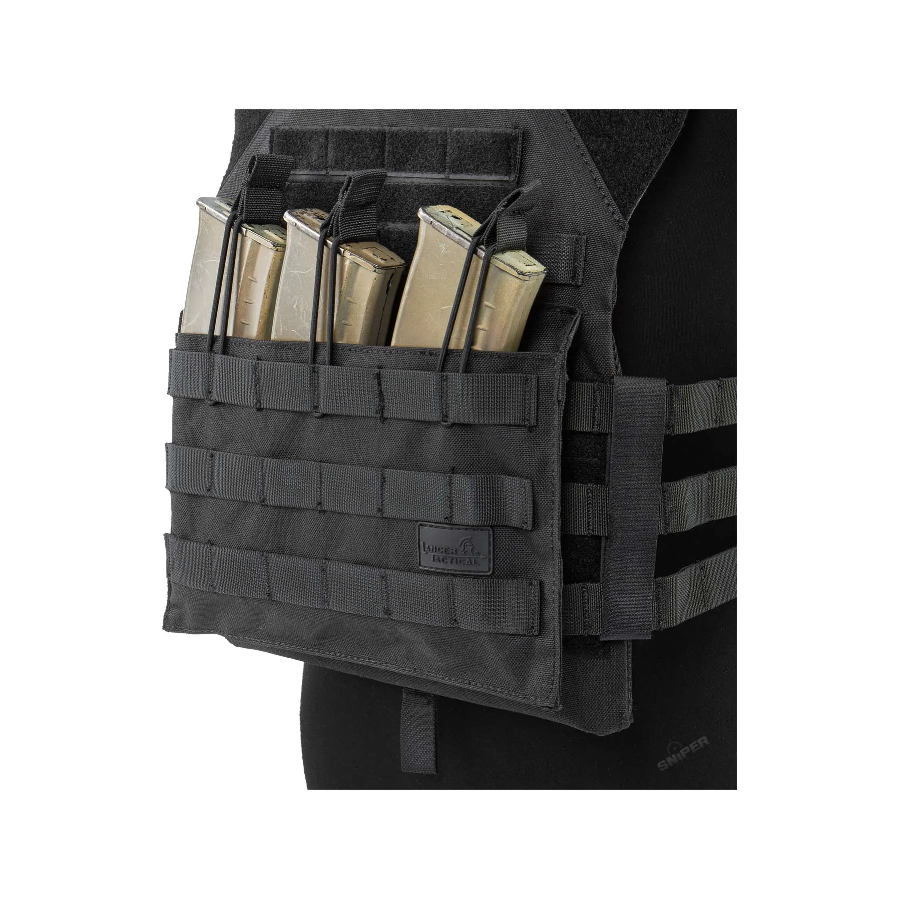 Lancer JPC Plattenträger w/ Retention, Black