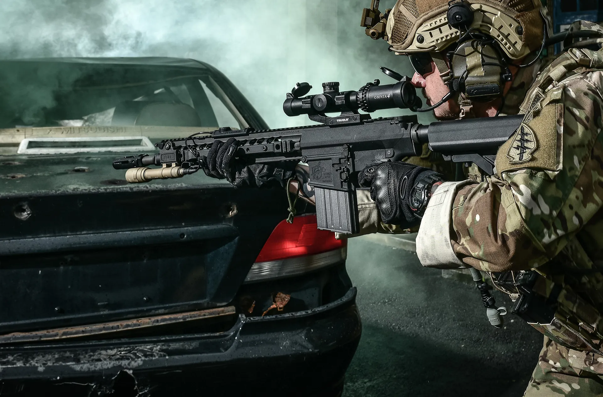 VFC KAC SR-25 ECC GBB Softair Gewehr, Black VFC KAC SR-25 ECC GBB Softair Gewehr, Black