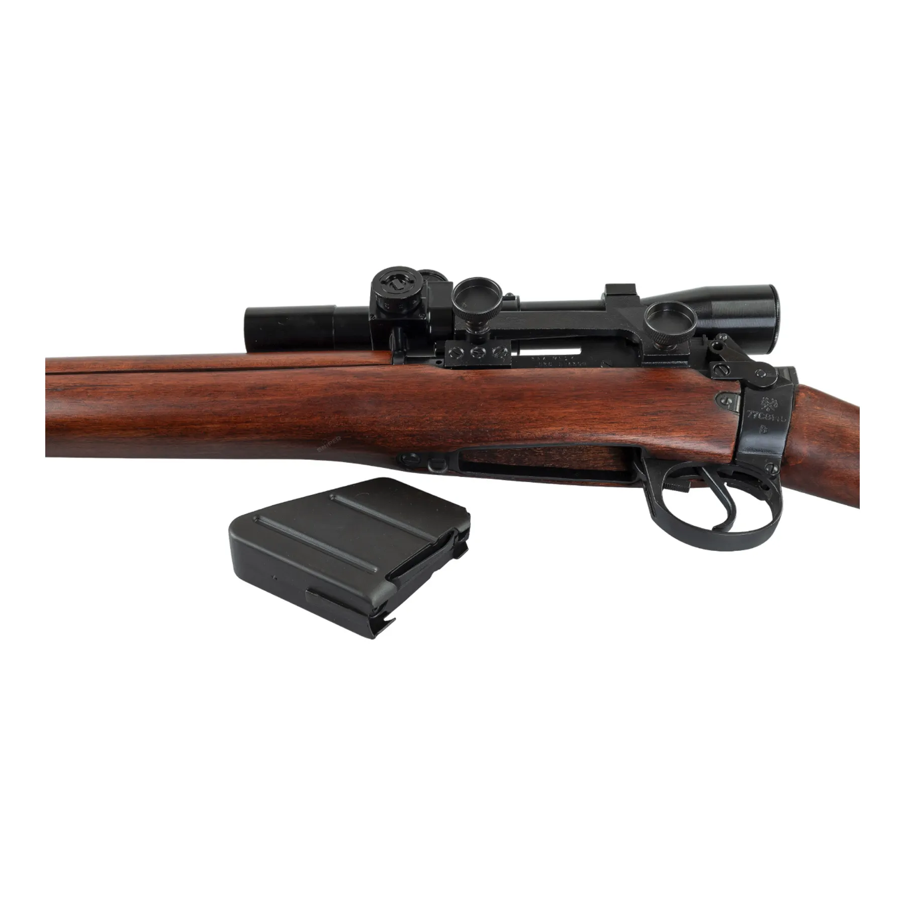 ARES SMLE Nr.4 MK1 Scharfschützengewehr w/ Zielfernrohr, Echtholz ARES SMLE Nr.4 MK1 Scharfschützengewehr w/ Zielfernrohr, Echtholz