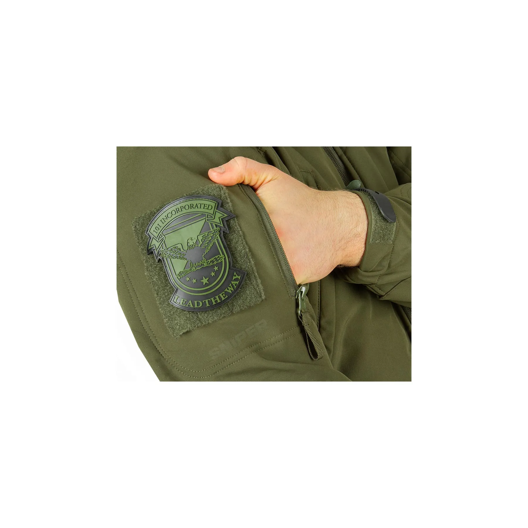 Soft Shell Jacket Tactical, OD