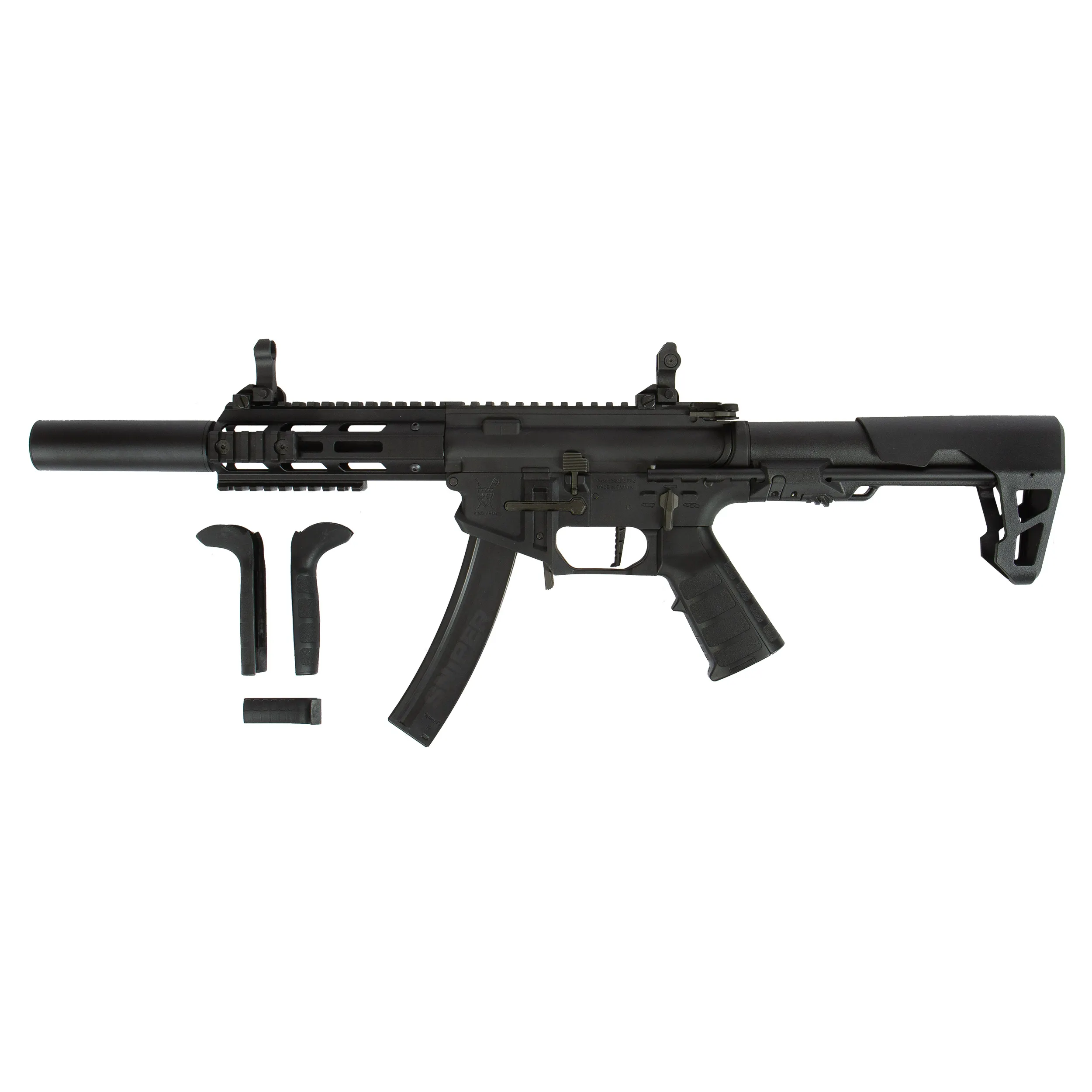 PDW SBR SD < 0,5 Joule, Black