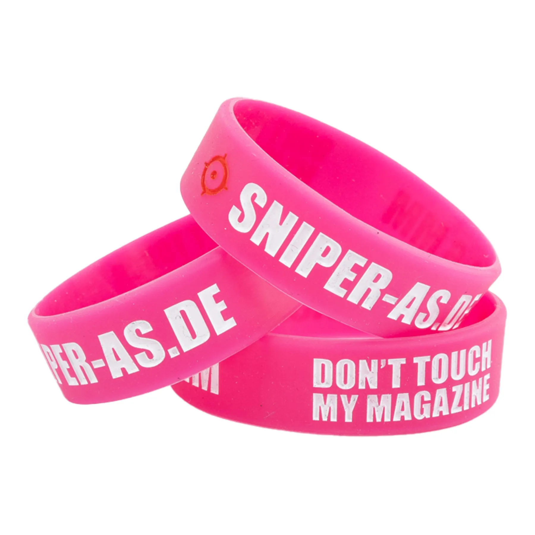 3er Set Sniper AS Magazinbänder, Bracelet, Pink 3er Set Sniper AS Magazinbänder, Bracelet, Pink